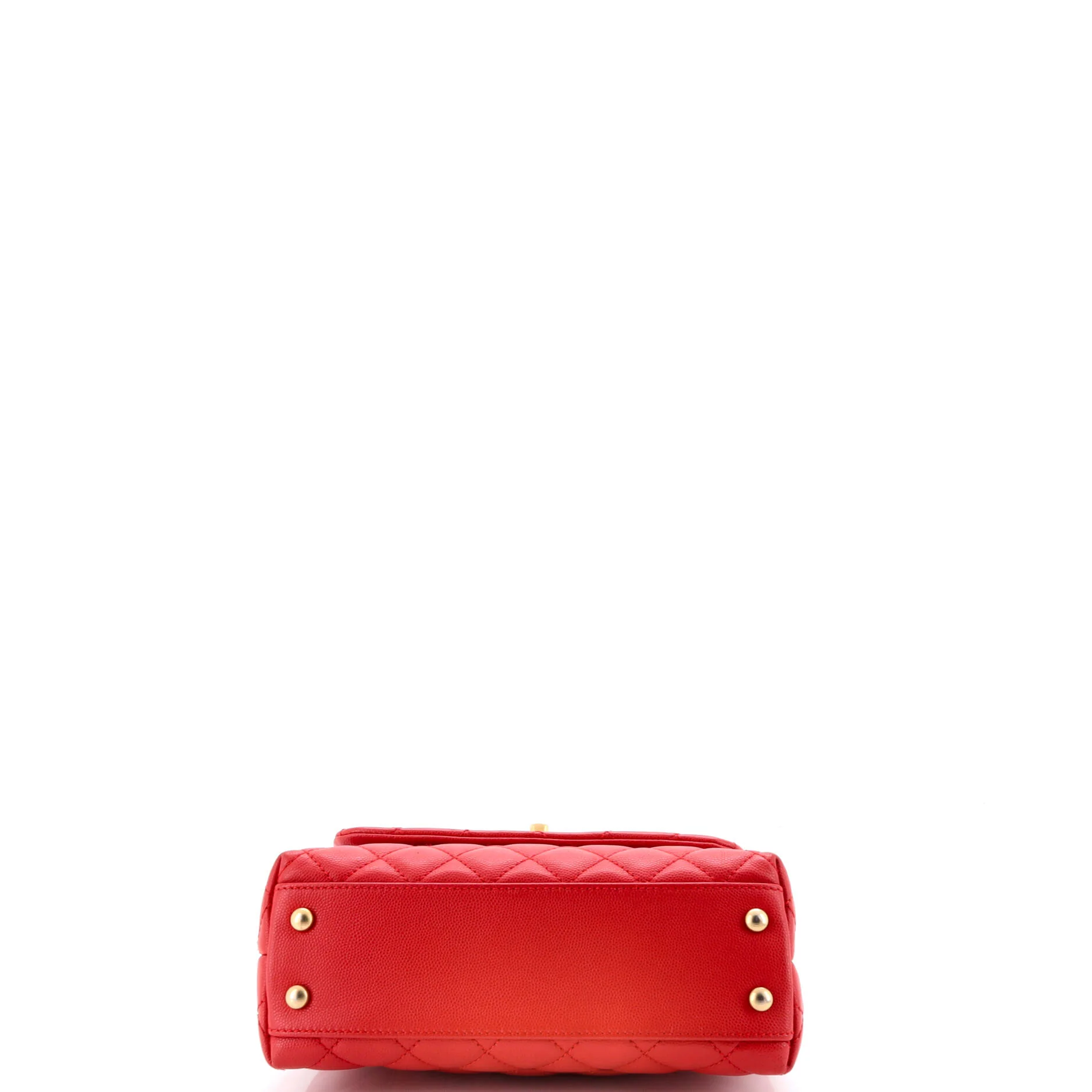 Coco Top Handle Bag Quilted Caviar Mini - Image 4