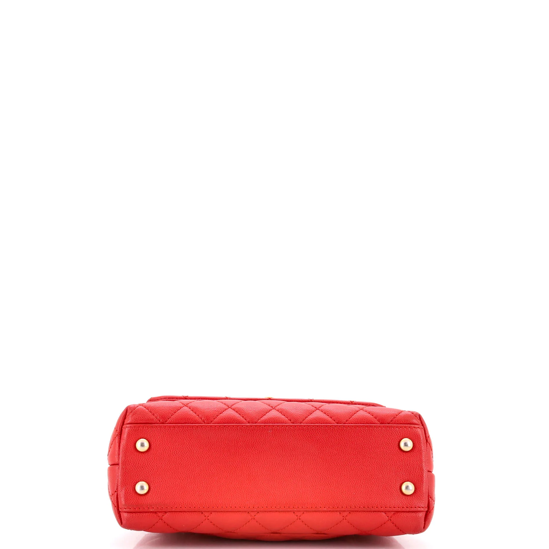 Coco Top Handle Bag Quilted Caviar Mini - Image 4