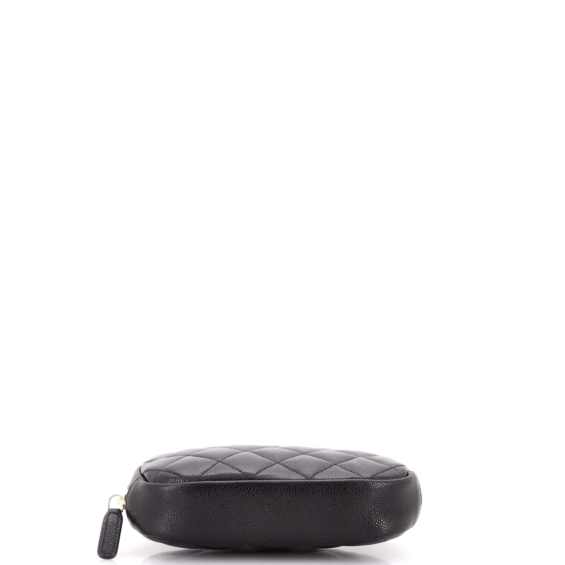 Curvy Cosmetic Pouch Quilted Caviar Small - Image 4