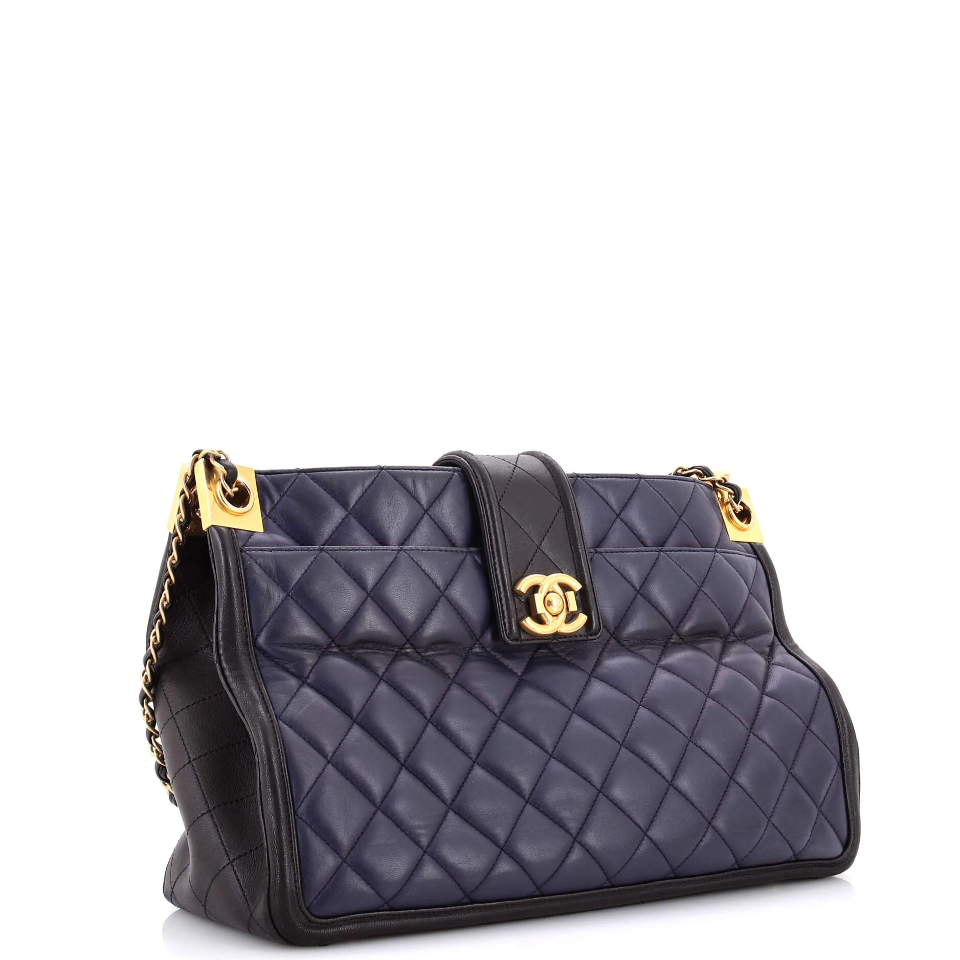 Elegant CC Tote Quilted Lambskin Large - Image 2