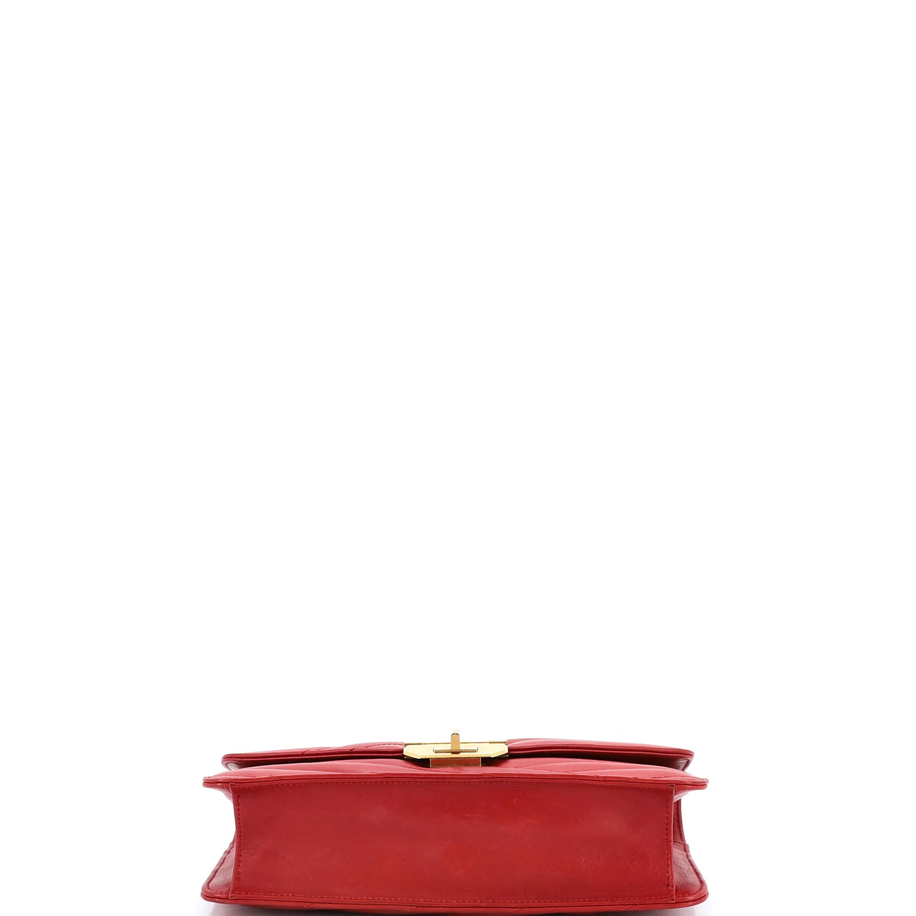Gabrielle Flap Bag Chevron Leather Medium - Image 5