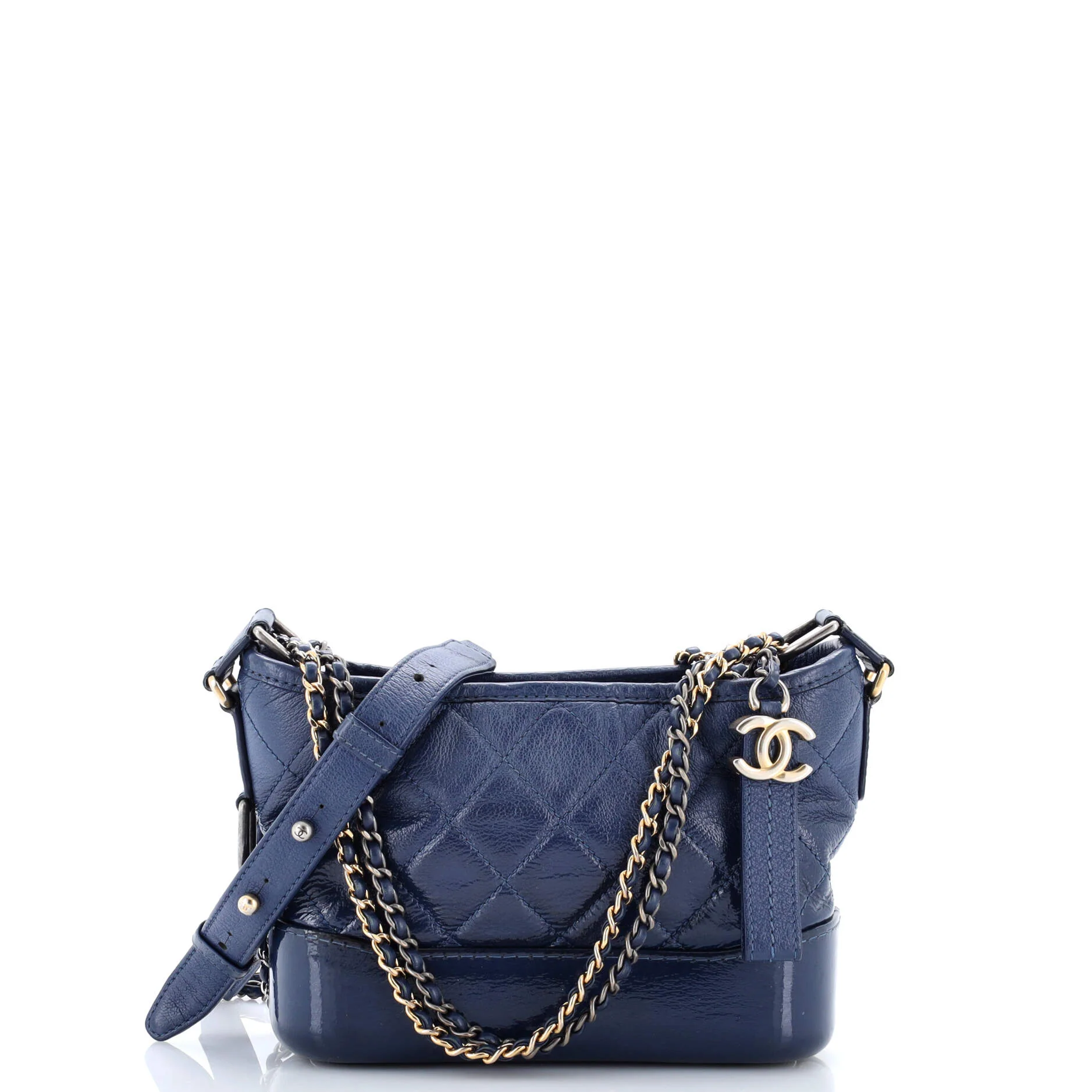Gabrielle Hobo Quilted Aged Calfskin Small