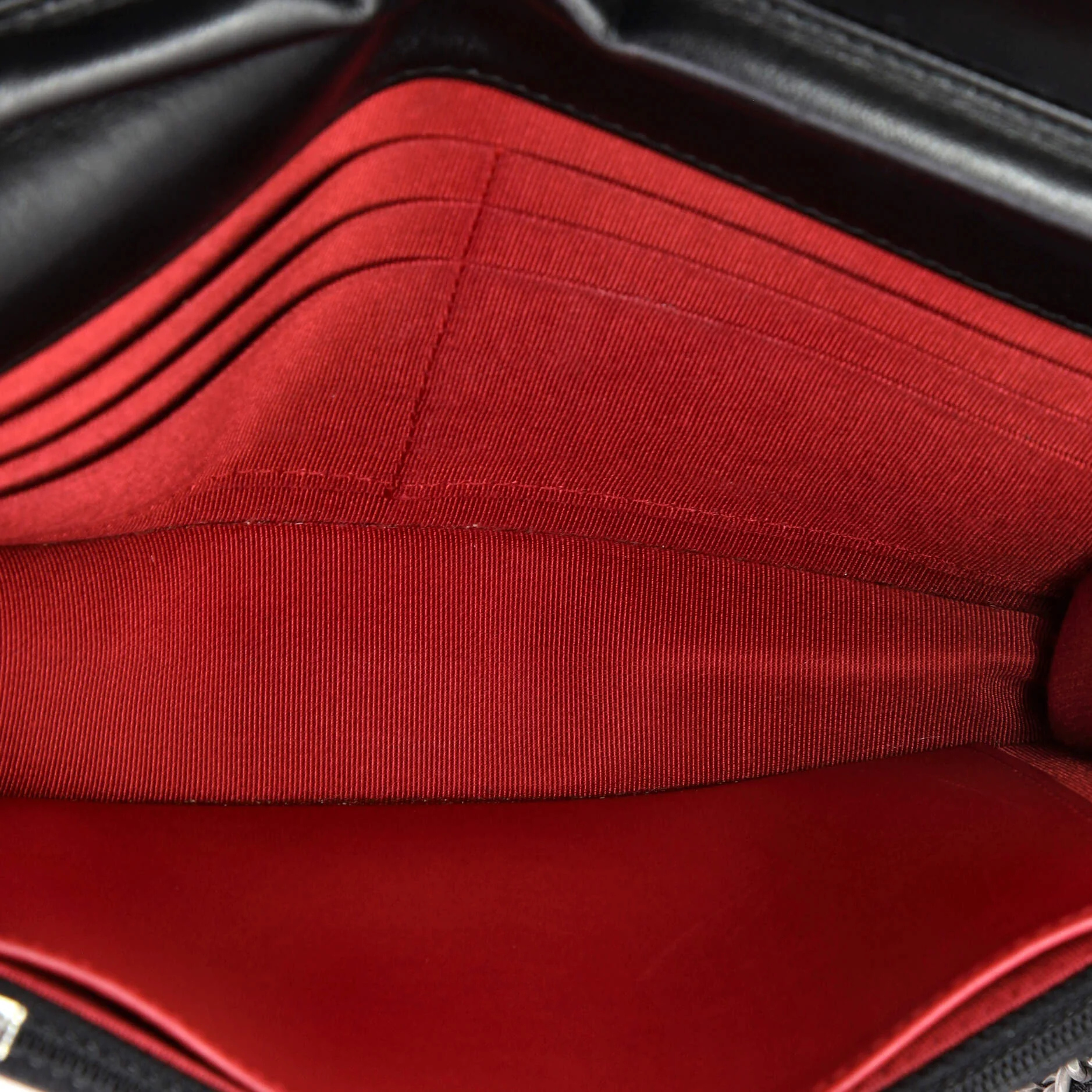 Gabrielle Wallet on Chain Quilted Aged Calfskin - Image 5