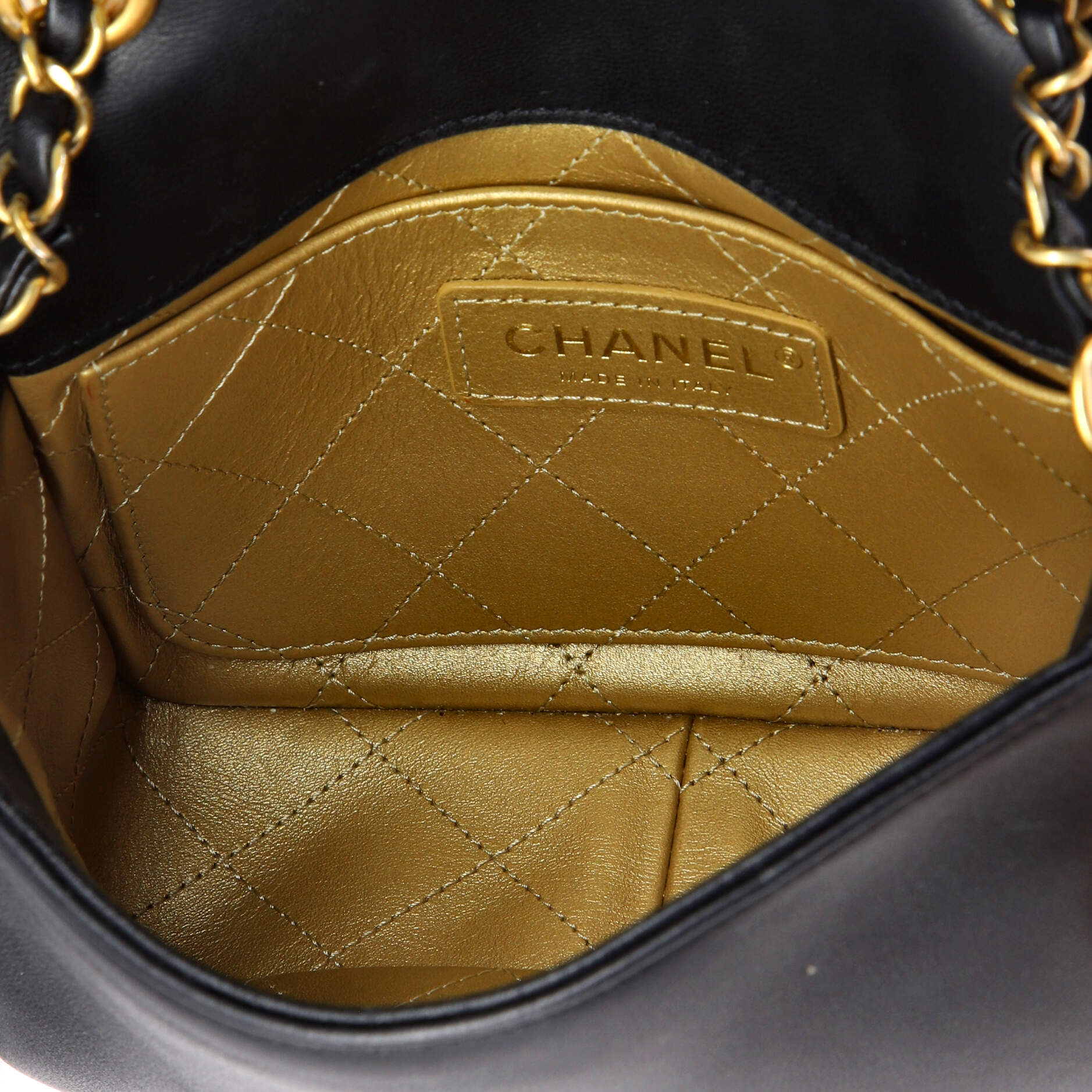 Giant Crystal CC Flap Bag Lambskin Mini - Image 5
