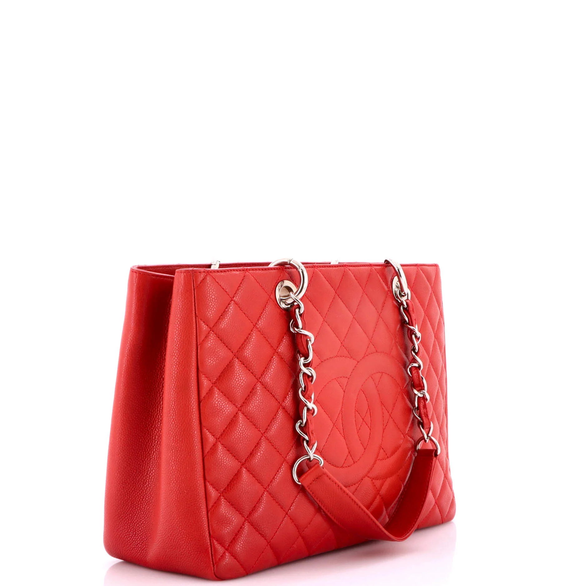 Grand Shopping Tote Quilted Caviar - Image 3