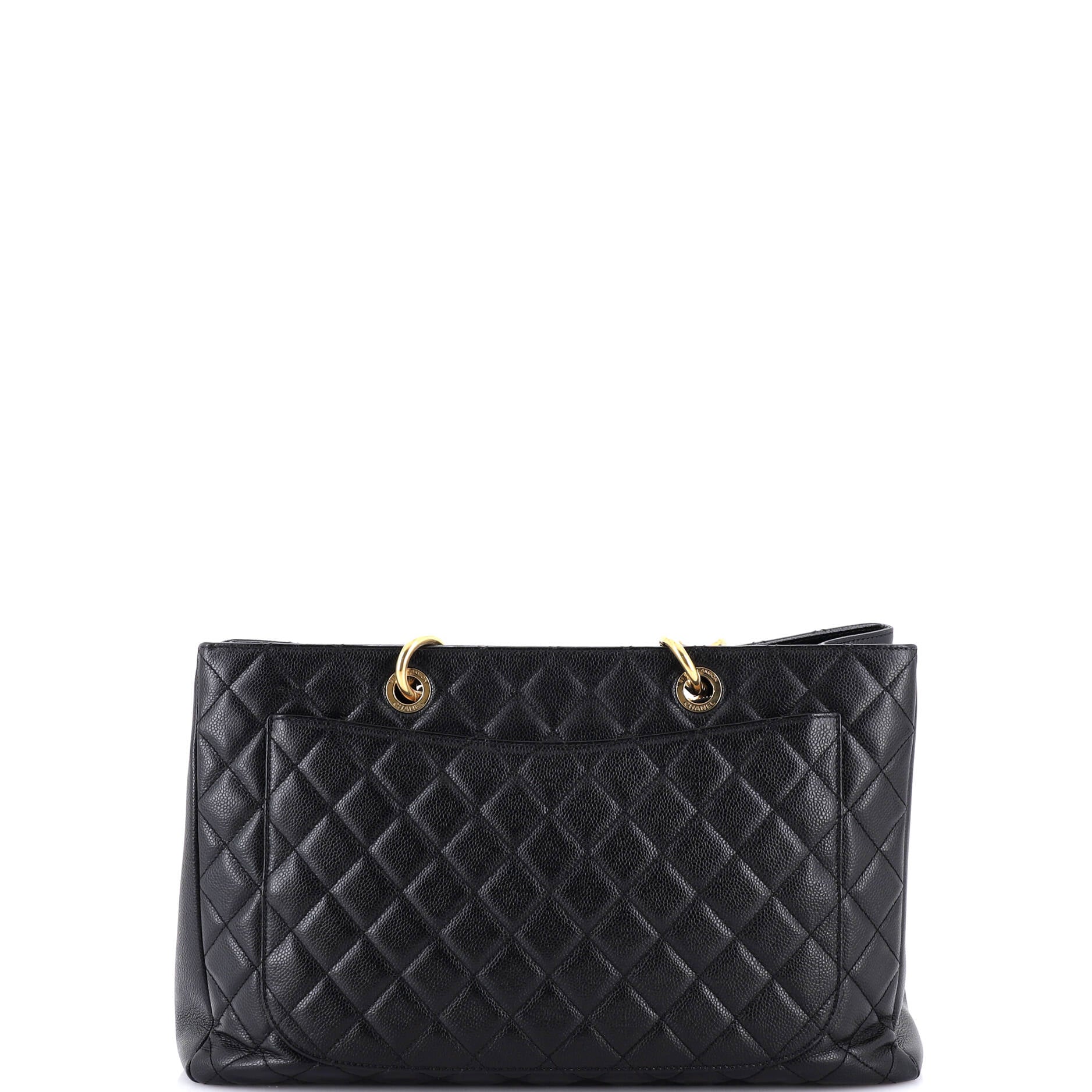 Grand Shopping Tote Quilted Caviar XL - Image 3