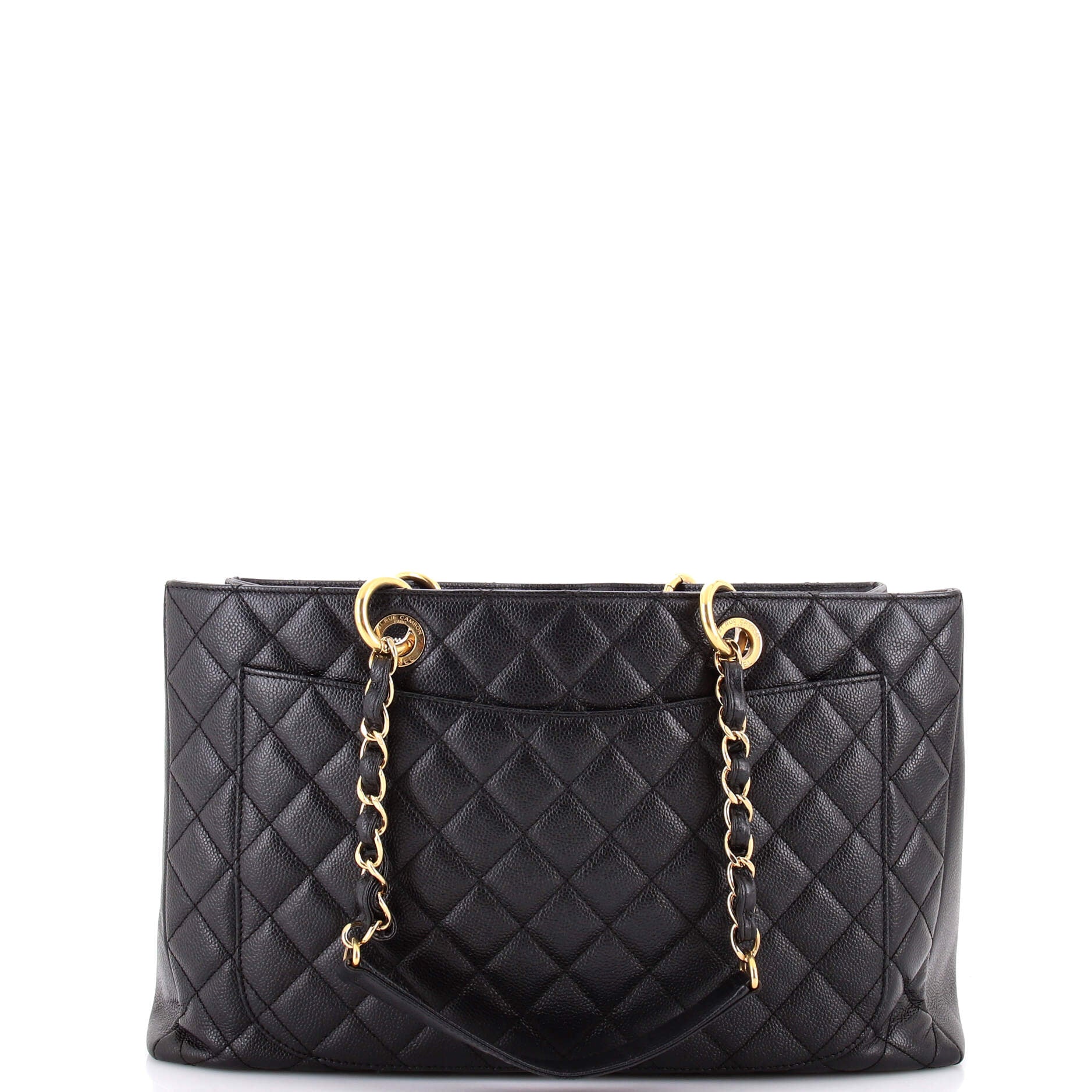Grand Shopping Tote Quilted Caviar XL - Image 3