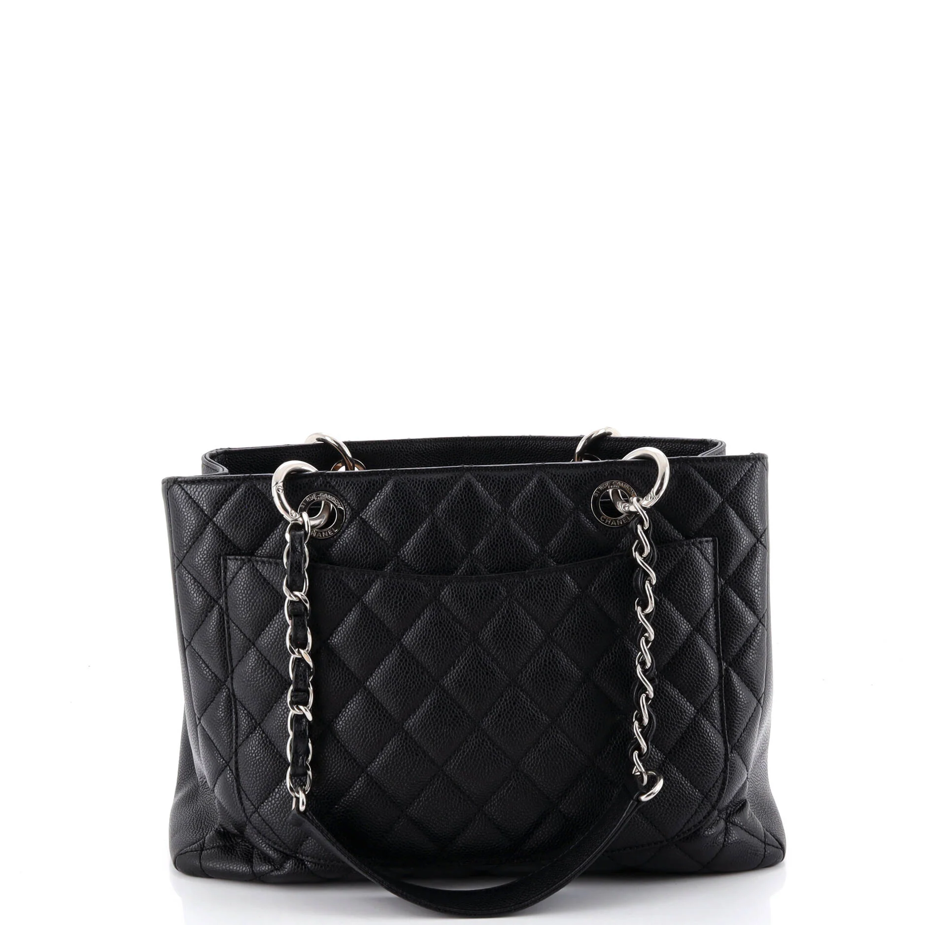 Grand Shopping Tote Quilted Caviar XL - Image 3