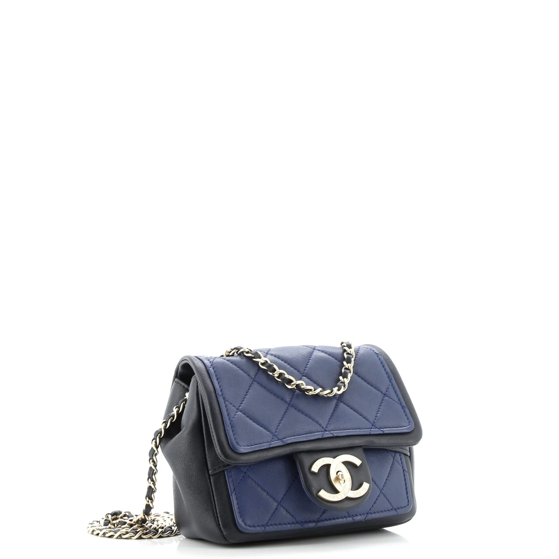 Graphic Flap Bag Quilted Calfskin Mini - Image 2
