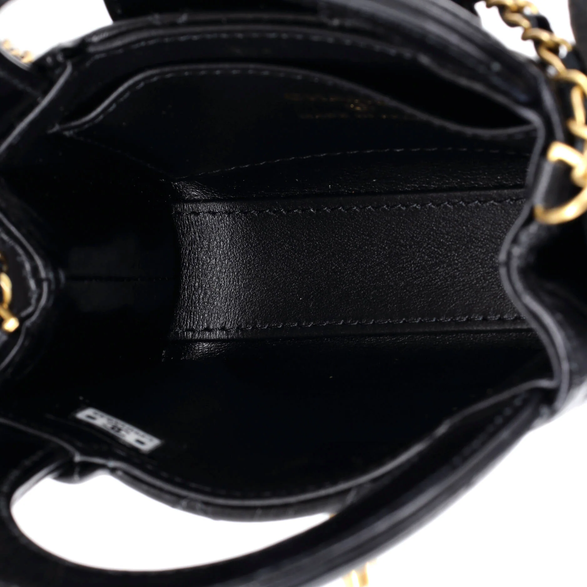 Kelly Top Handle Shopping Bag Quilted Shiny Aged Calfskin Nano - Image 5