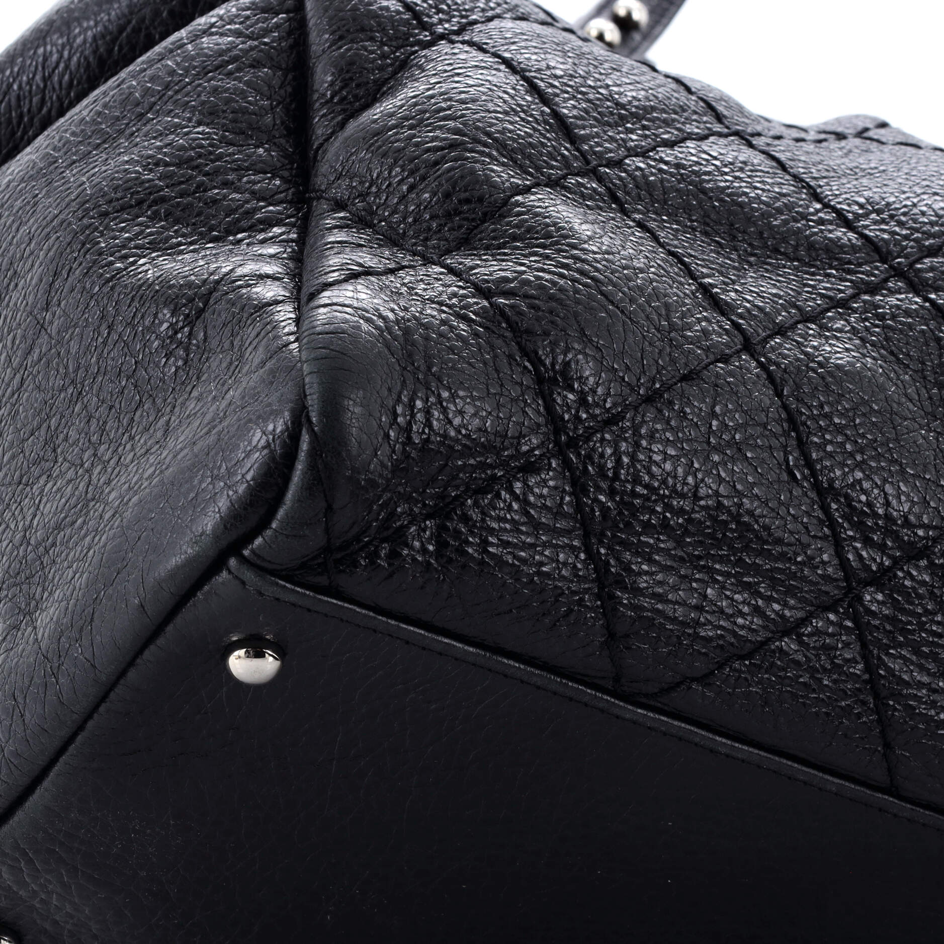 On the Road Frame Bag Quilted Glazed Calfskin - Image 6