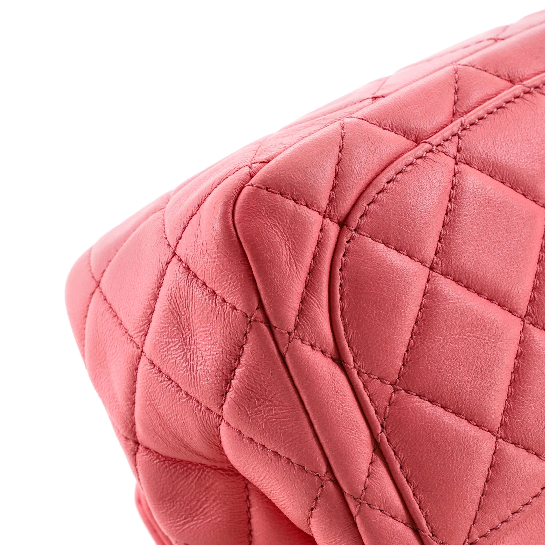 Pearl Crush Square Flap Bag Quilted Lambskin Mini - Image 7