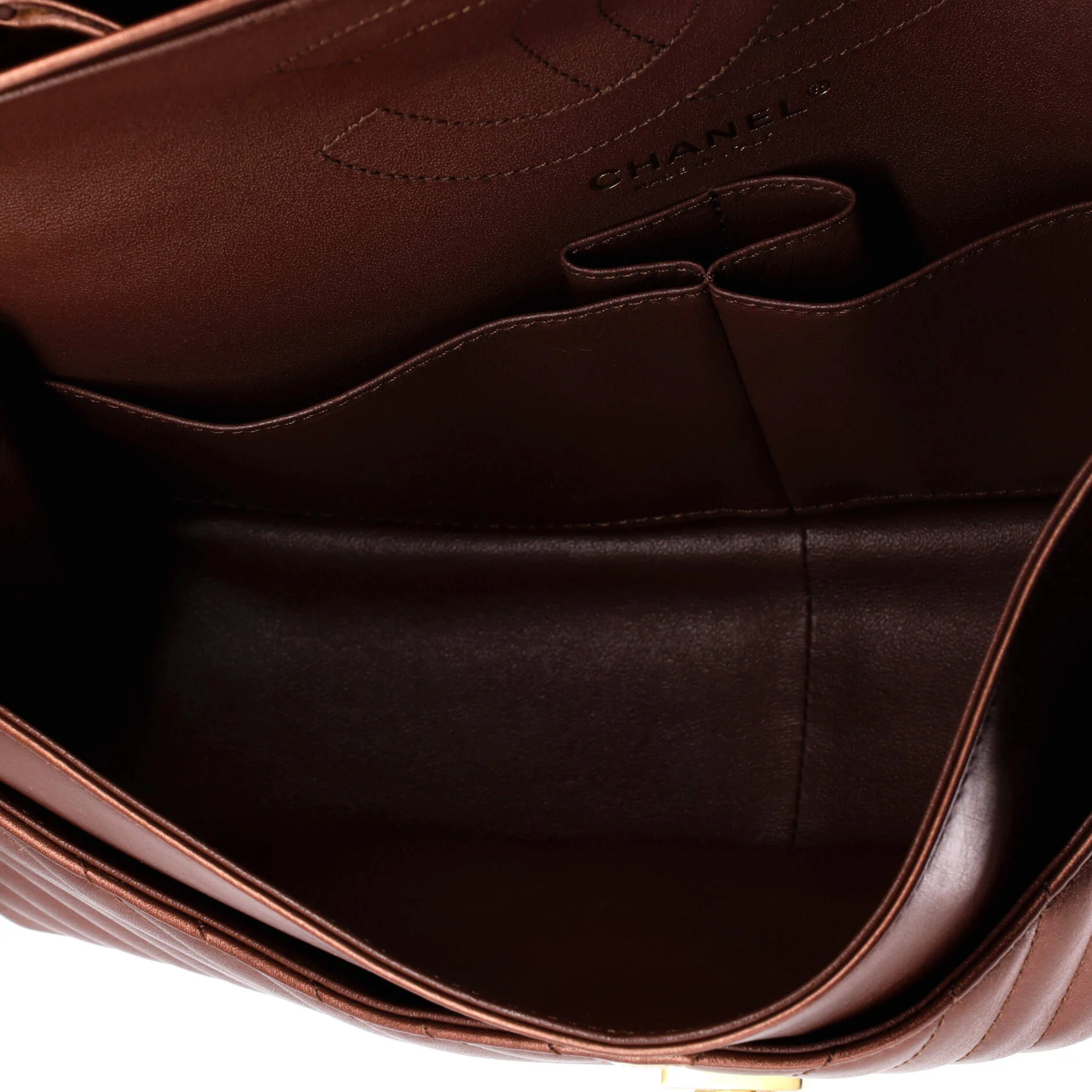 Reissue 2.55 Flap Bag Chevron Metallic Aged Calfskin 226 - Image 5
