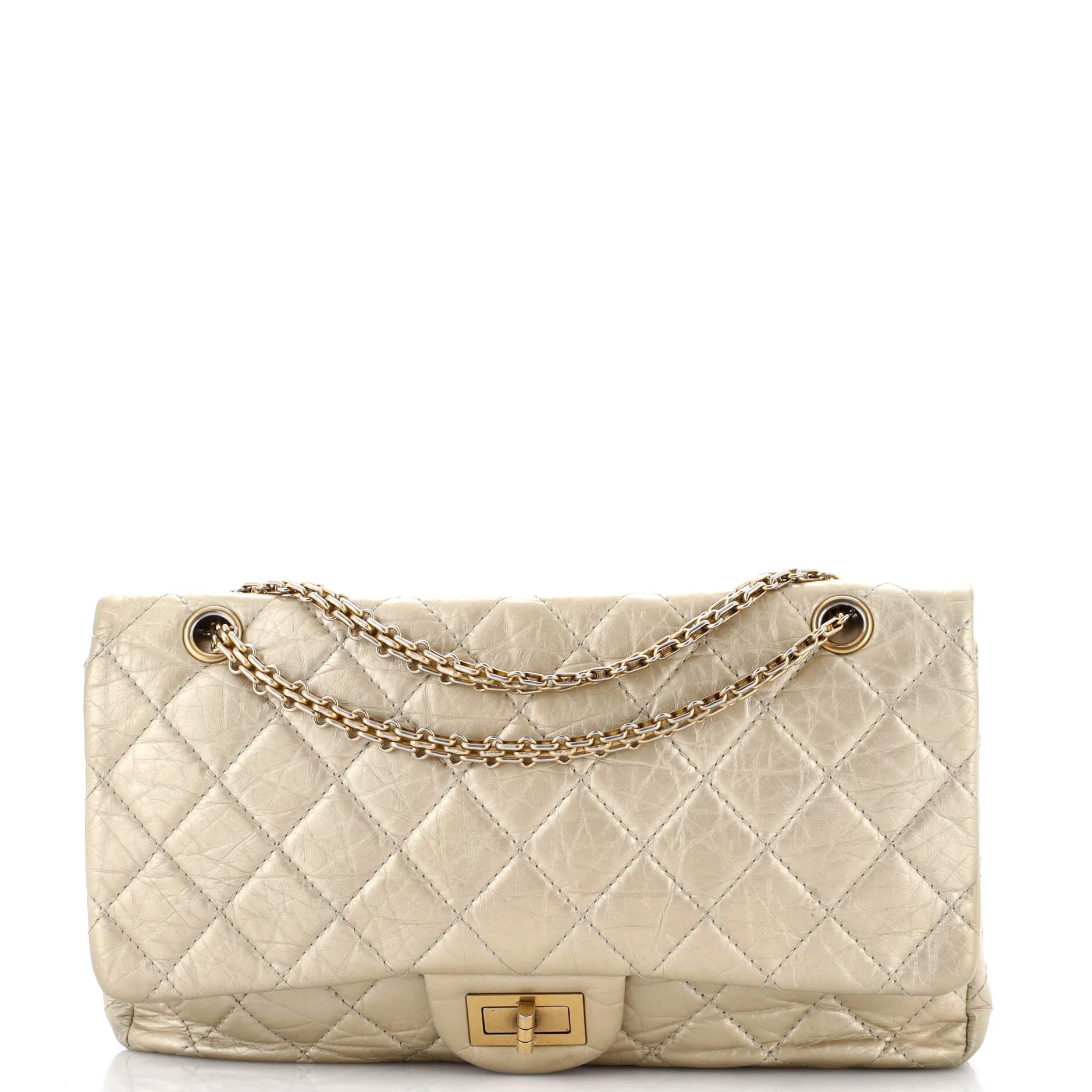 Reissue 2.55 Flap Bag Quilted Aged Calfskin 227