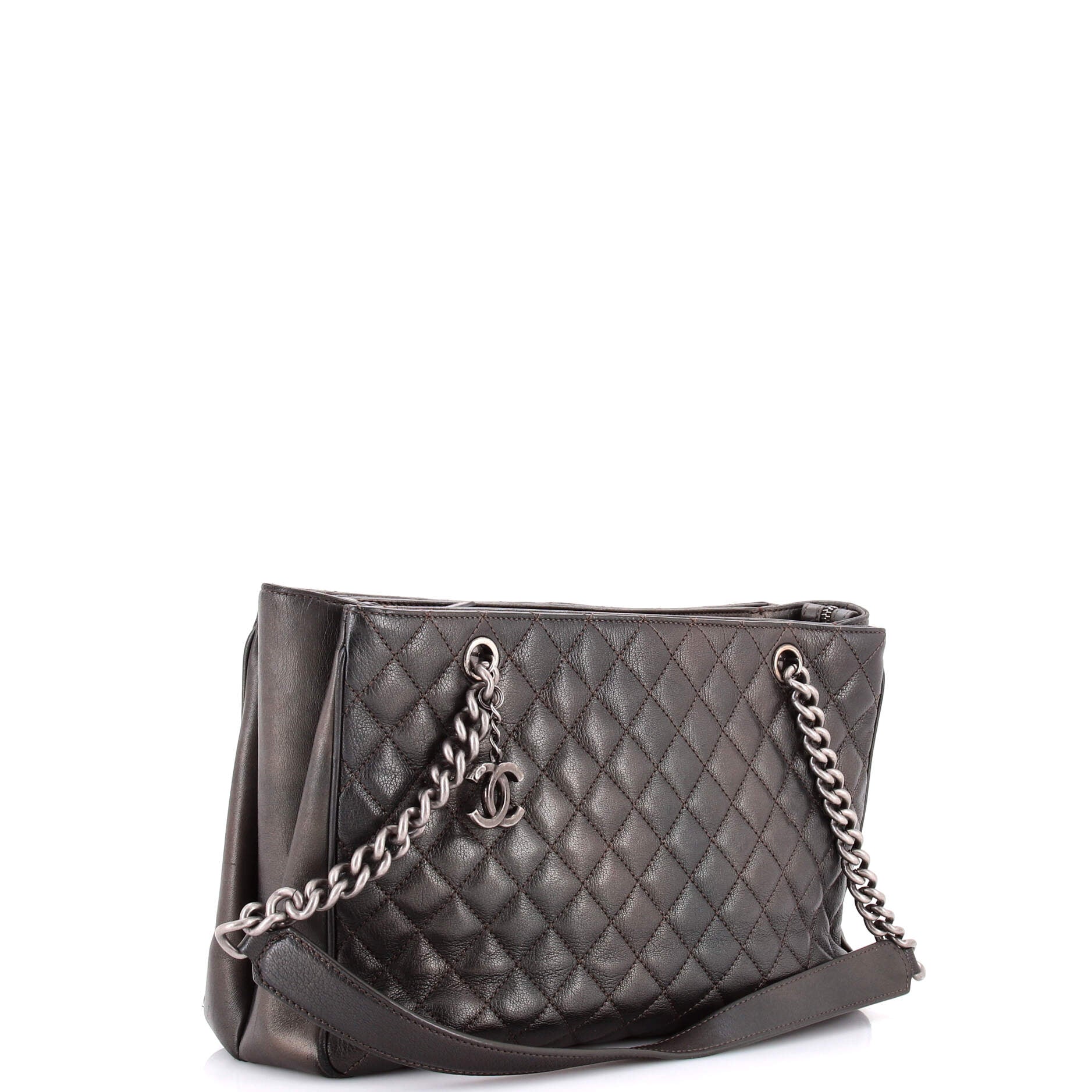Rock in Rome Shopping Tote Quilted Goatskin Large - Image 3