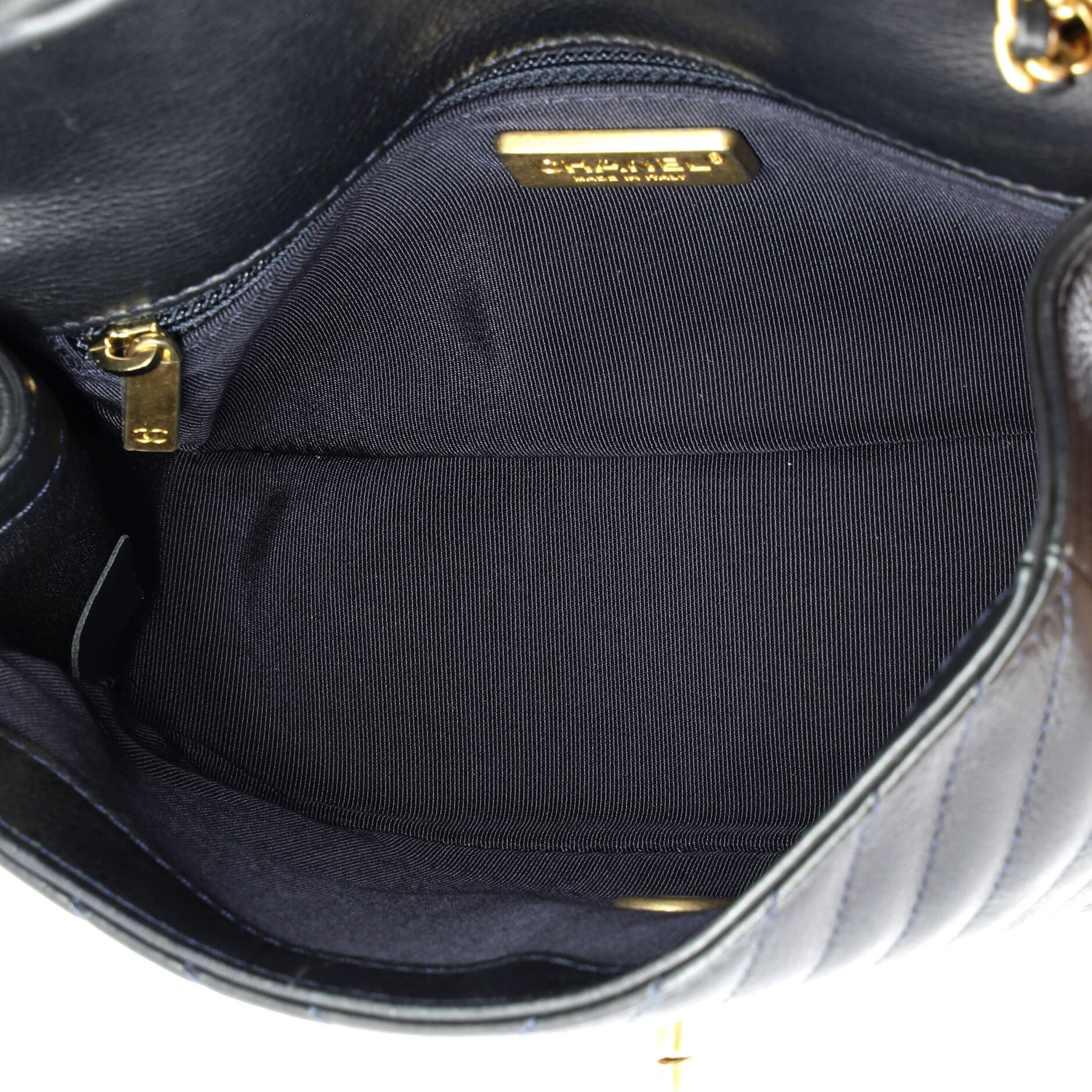 Rock the Corner Flap Bag Chevron Calfskin Mini - Image 6
