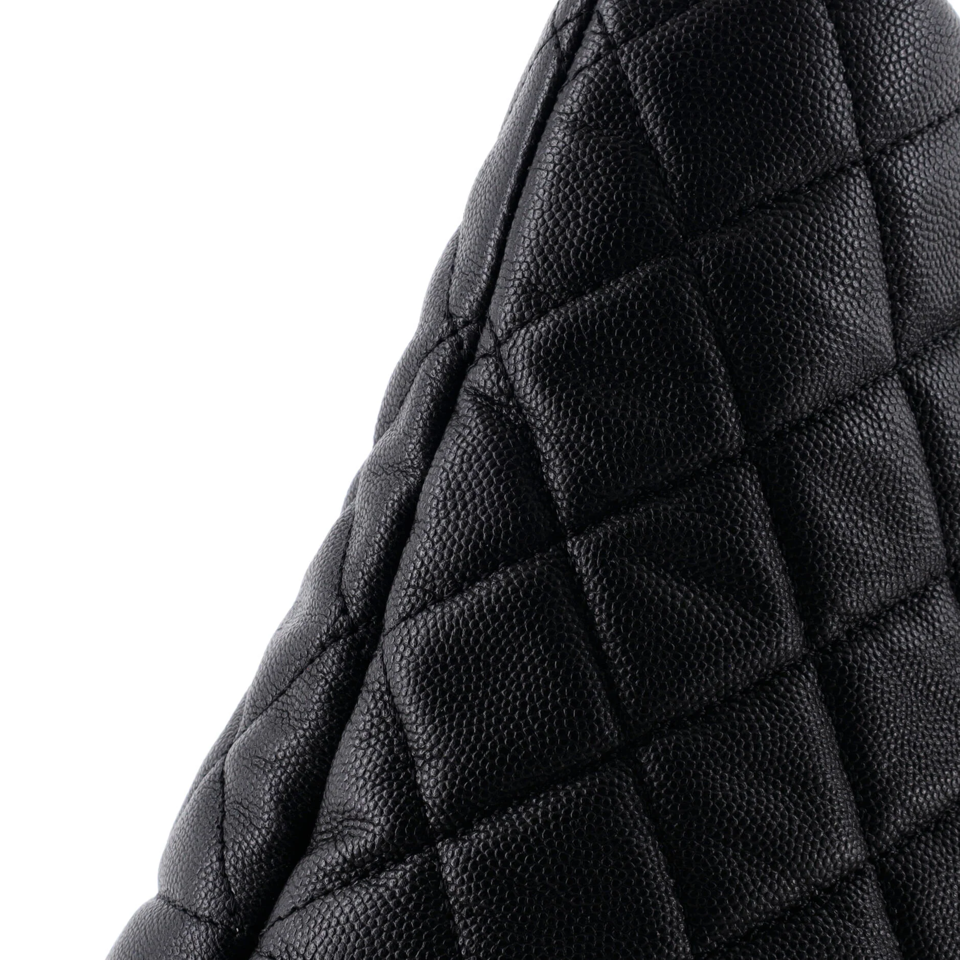 Rolled Up Tote Quilted Caviar - Image 6