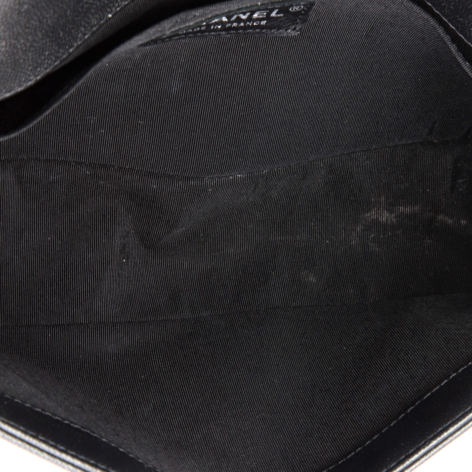 So Black Boy Flap Bag Quilted Caviar Old Medium - Image 6