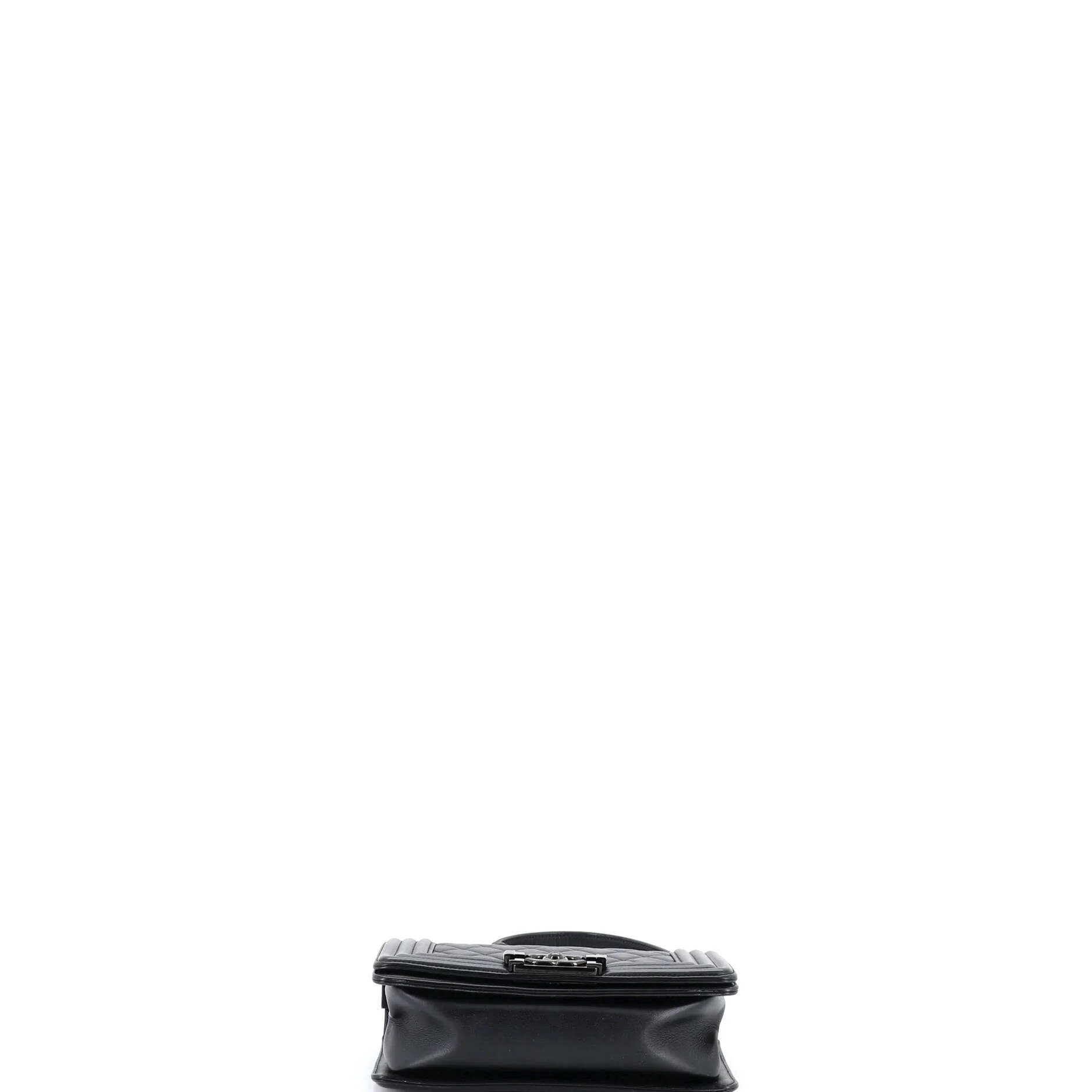 So Black Boy Flap Bag Quilted Lambskin Small - Image 4