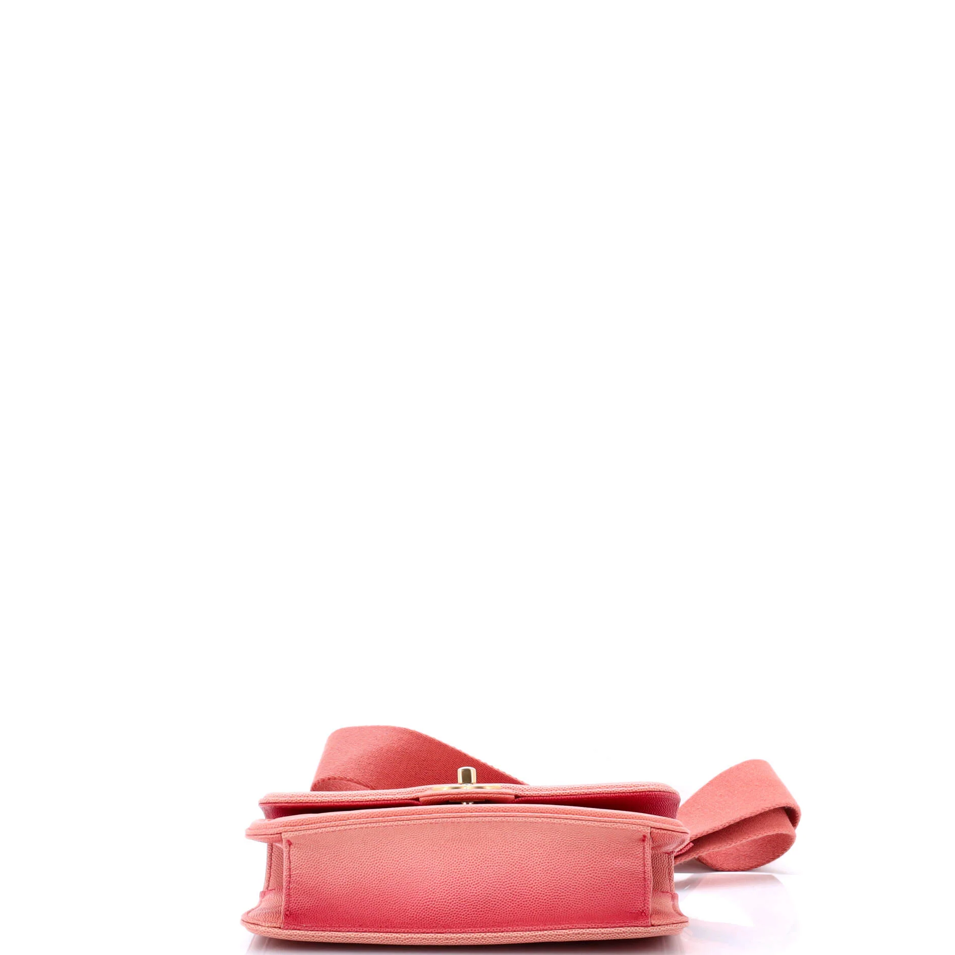 Sunset On The Sea Flap Bag Quilted Caviar Small - Image 4