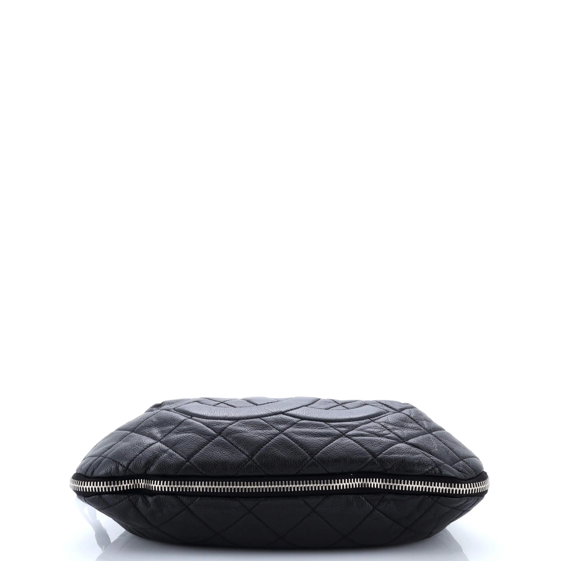 Timeless CC Expandable Tote Quilted Caviar Medium - Image 4