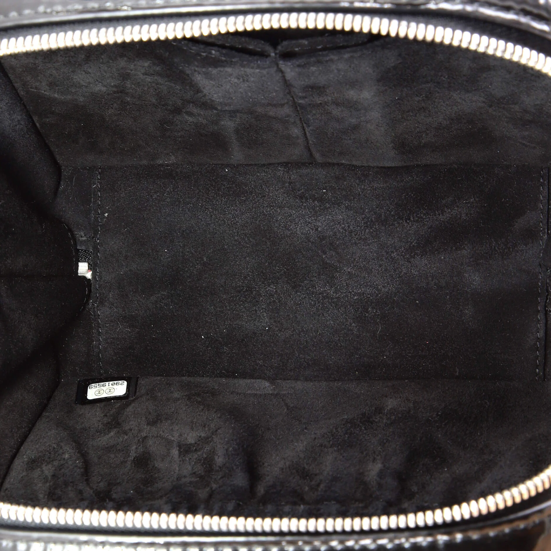 Travel Kit Vanity Case Quilted Patent Small - Image 5