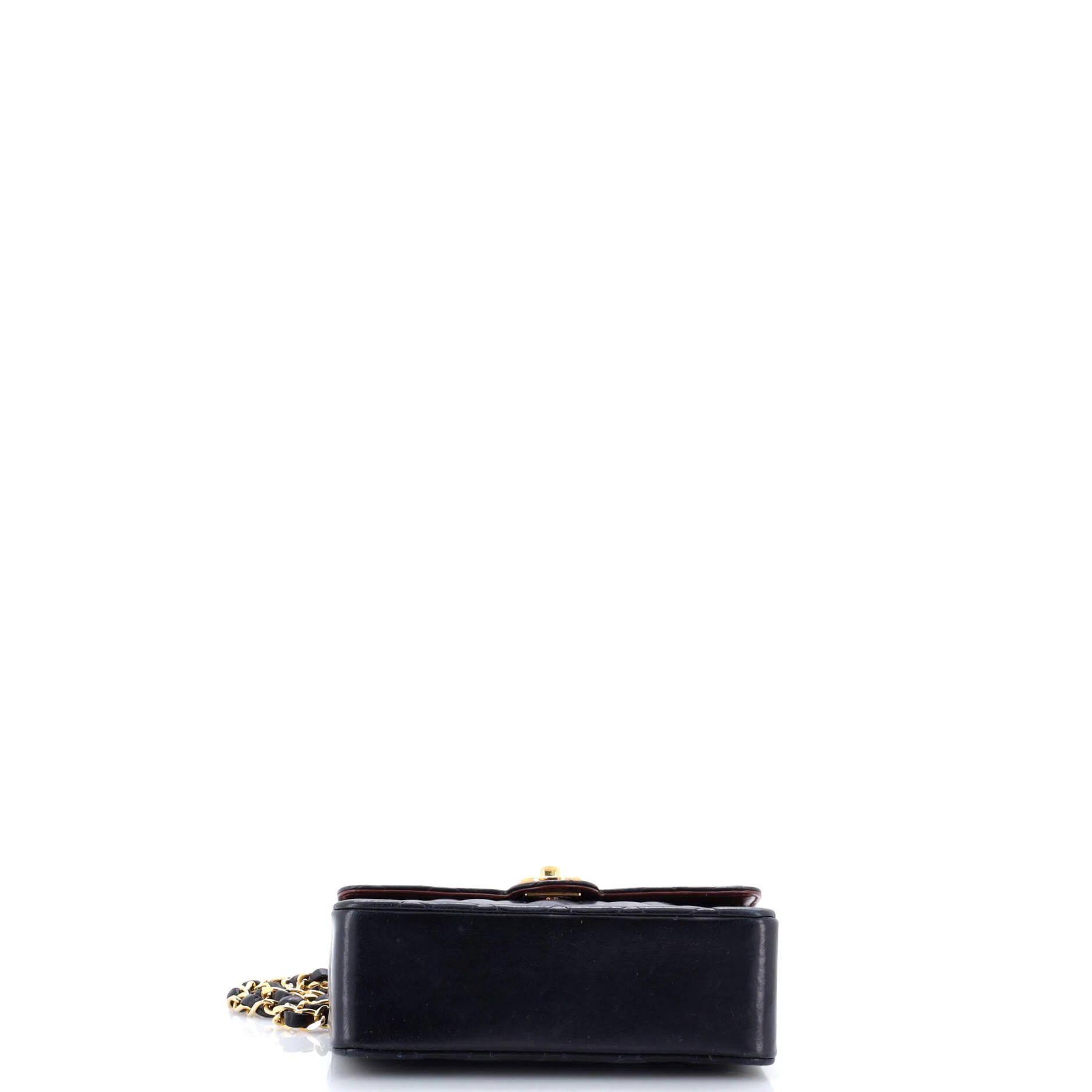 Vintage CC Chain Flap Bag Quilted Lambskin Mini - Image 4