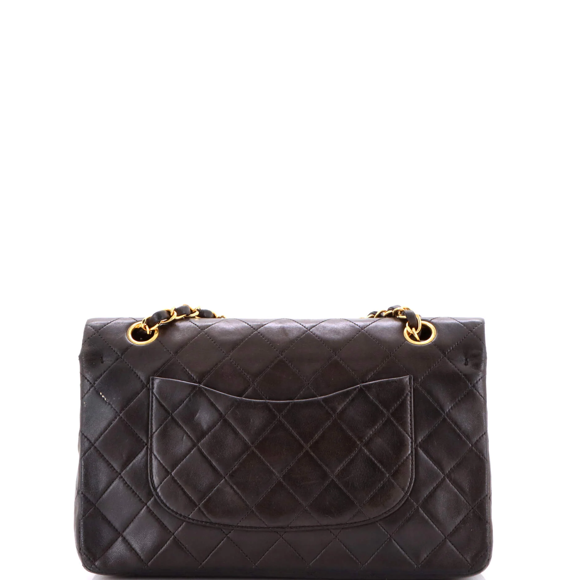 Vintage Classic Double Flap Bag Quilted Lambskin Medium - Image 4