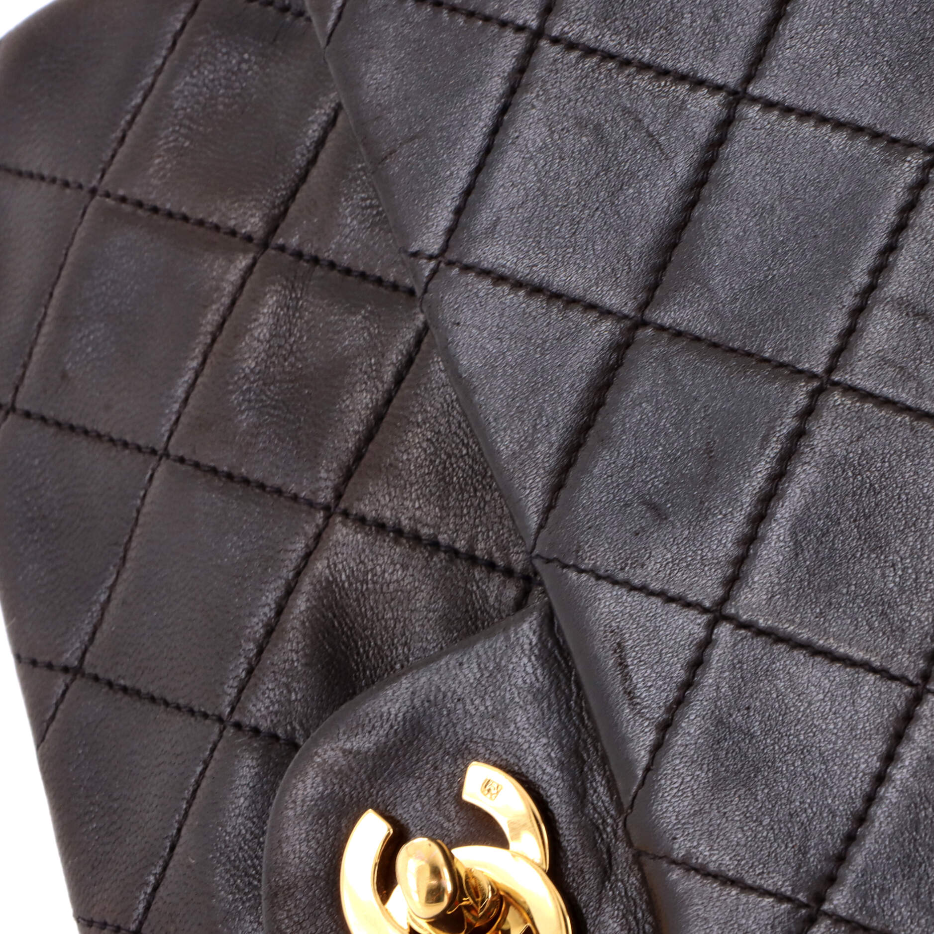 Vintage Classic Double Flap Bag Quilted Lambskin Medium - Image 7
