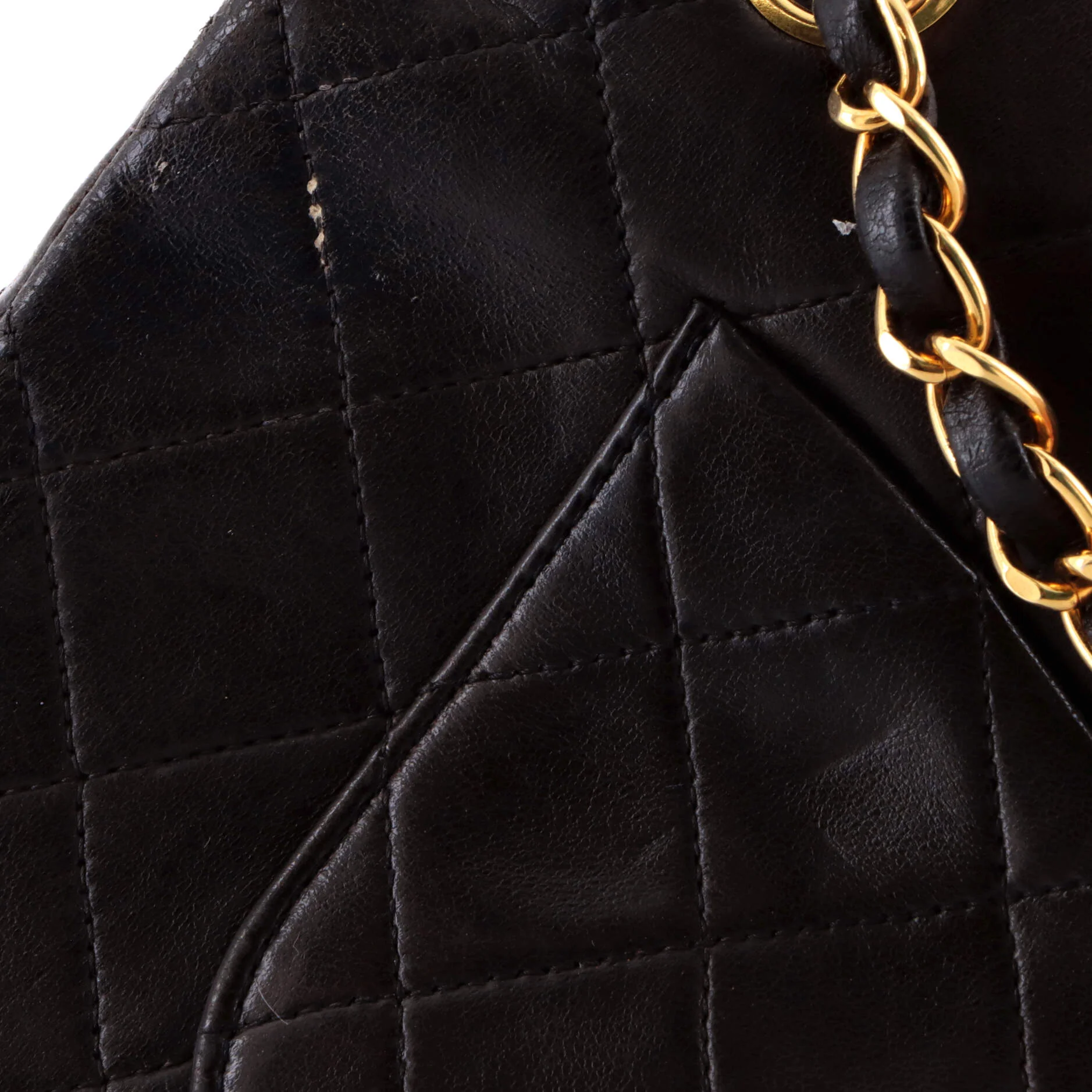 Vintage Classic Double Flap Bag Quilted Lambskin Medium - Image 8