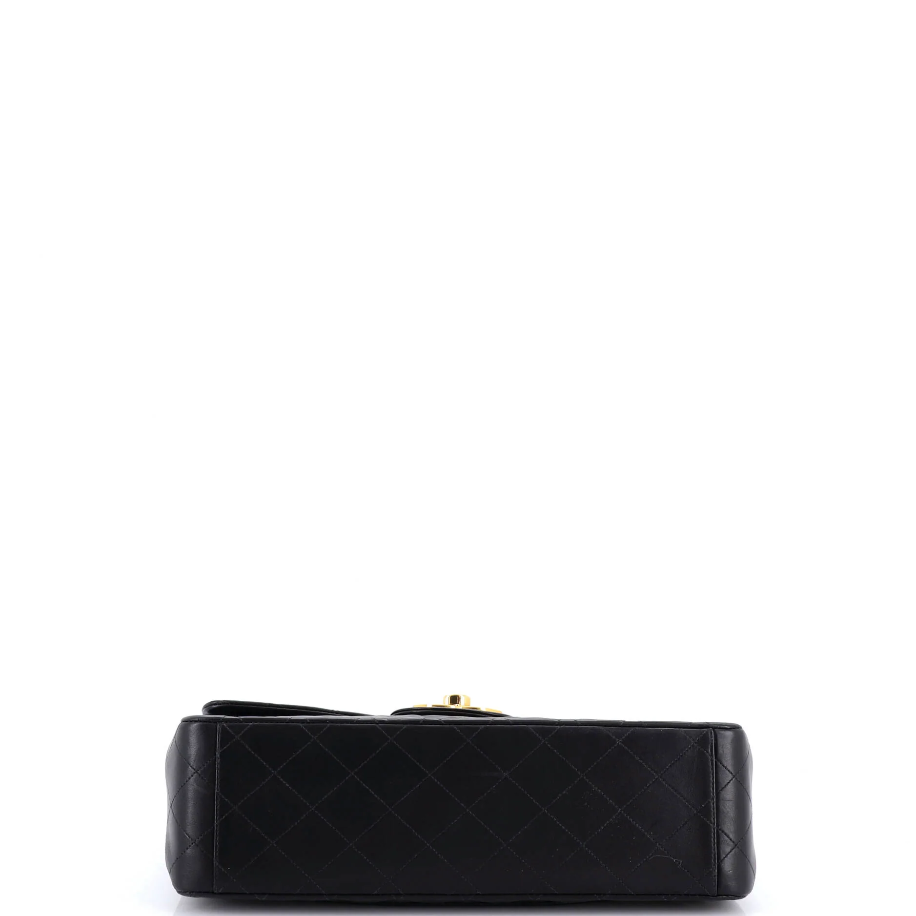 Vintage Classic Single Flap Bag Quilted Lambskin Maxi - Image 4