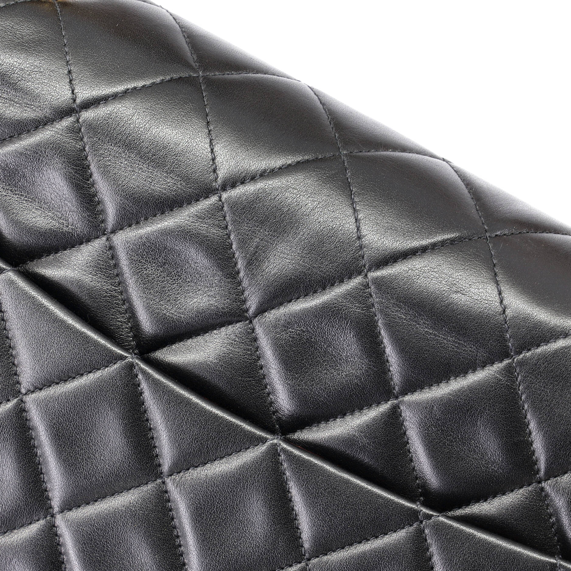 Vintage Classic Single Flap Bag Quilted Lambskin Maxi - Image 7