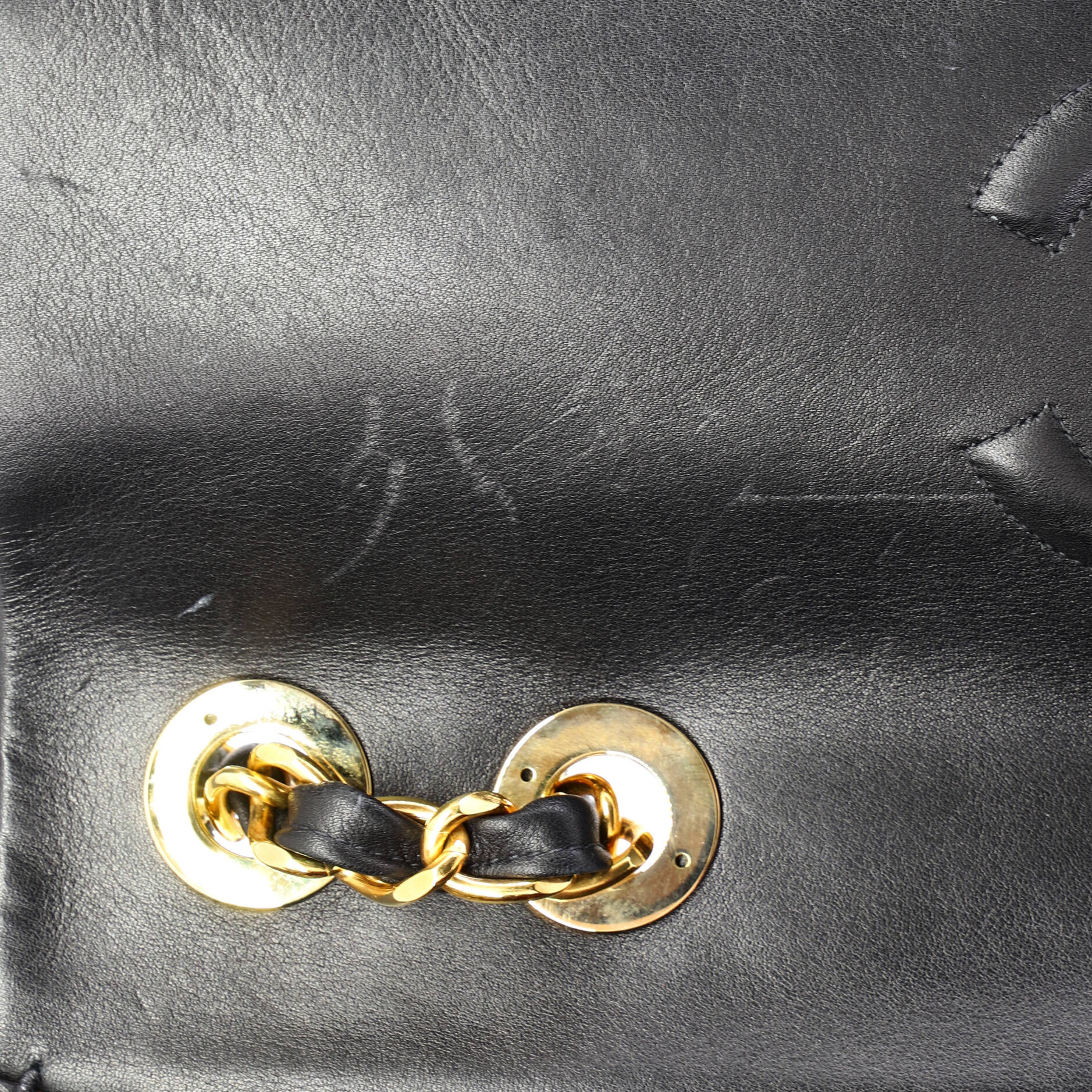 Vintage Classic Single Flap Bag Quilted Lambskin Maxi - Image 6