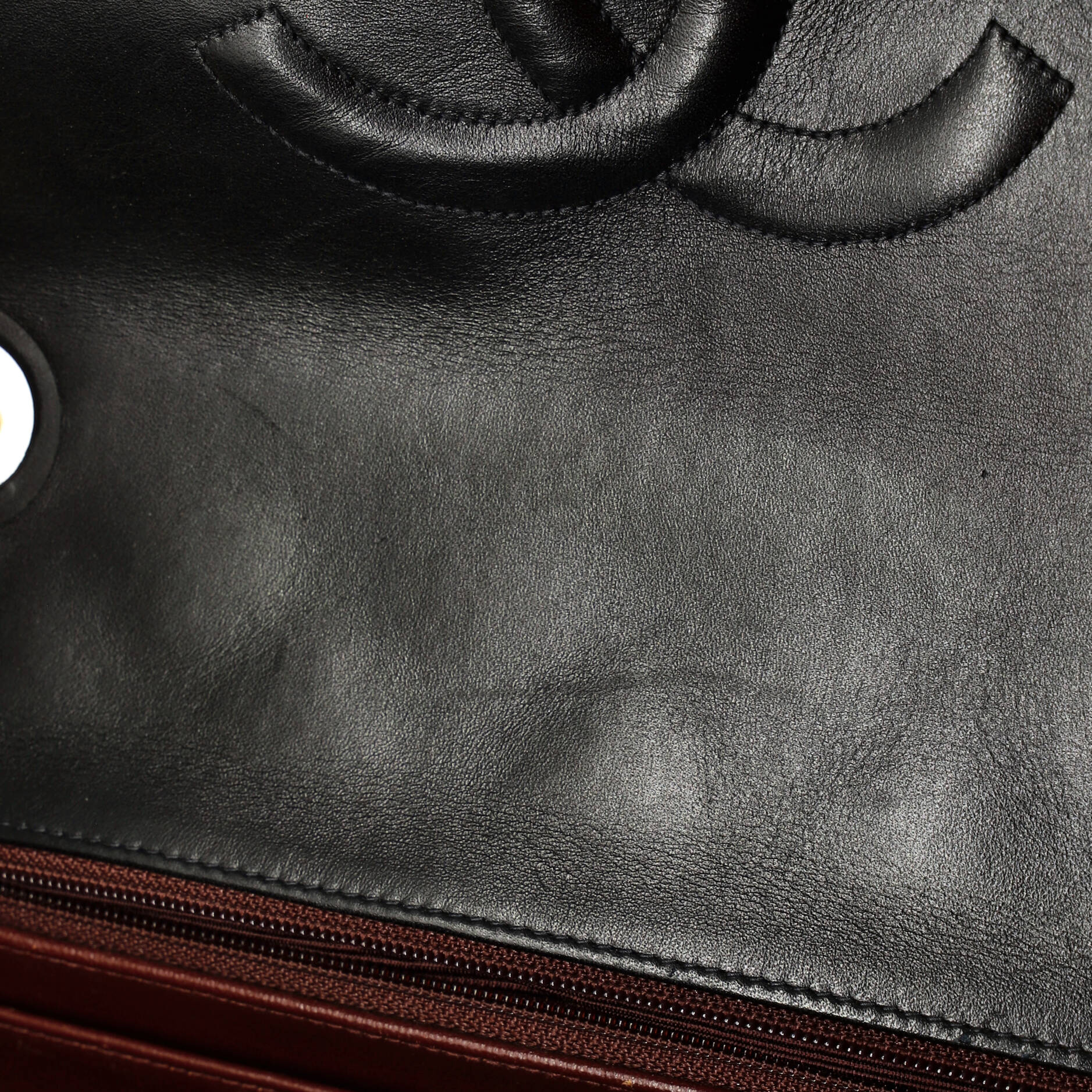 Vintage Classic Single Flap Bag Quilted Lambskin Maxi - Image 7