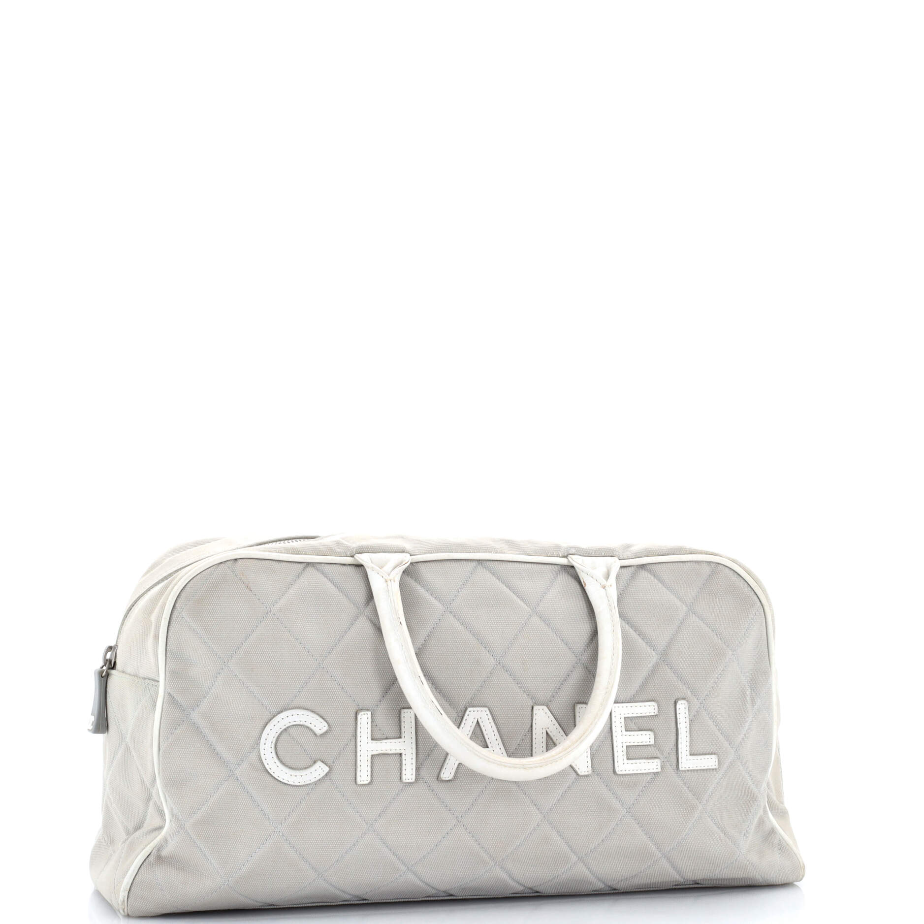 Vintage Logo Bowler Bag Quilted Canvas XL - Image 2