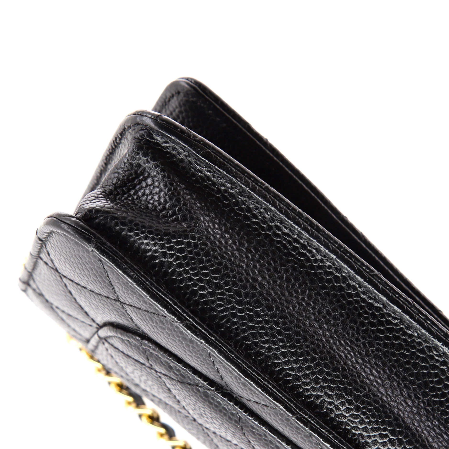 Wallet on Chain Quilted Caviar - Image 7