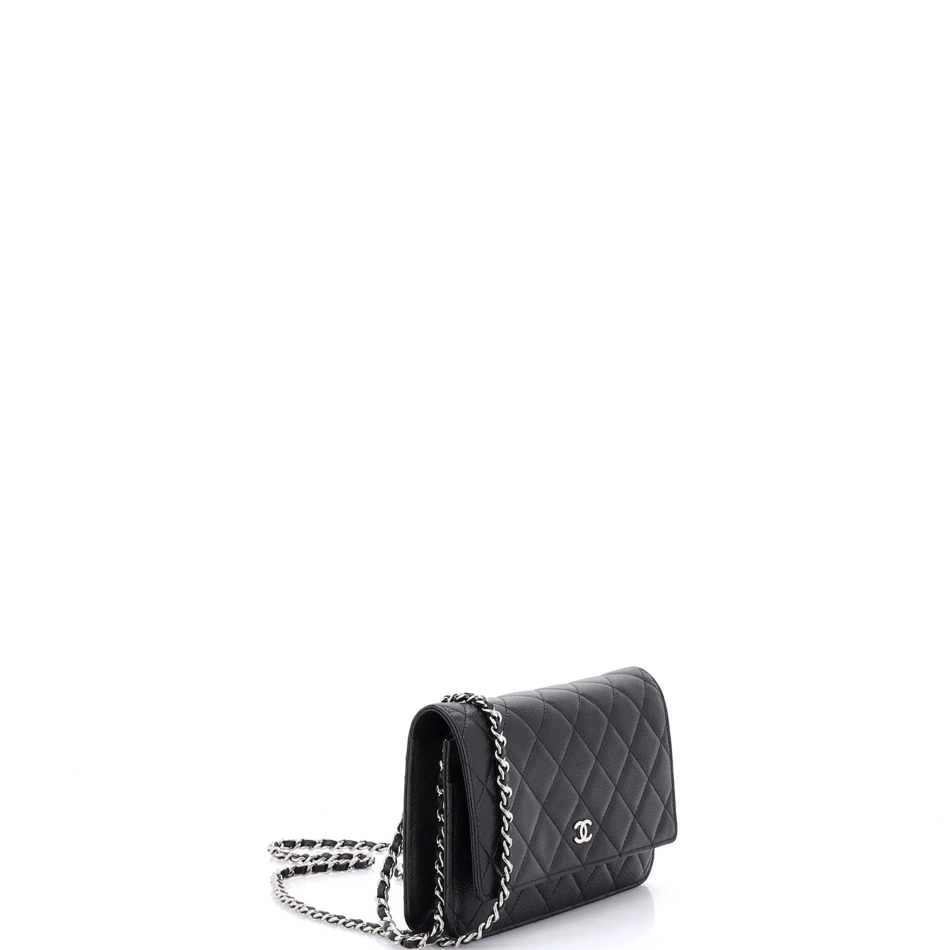 Wallet on Chain Quilted Caviar - Image 2