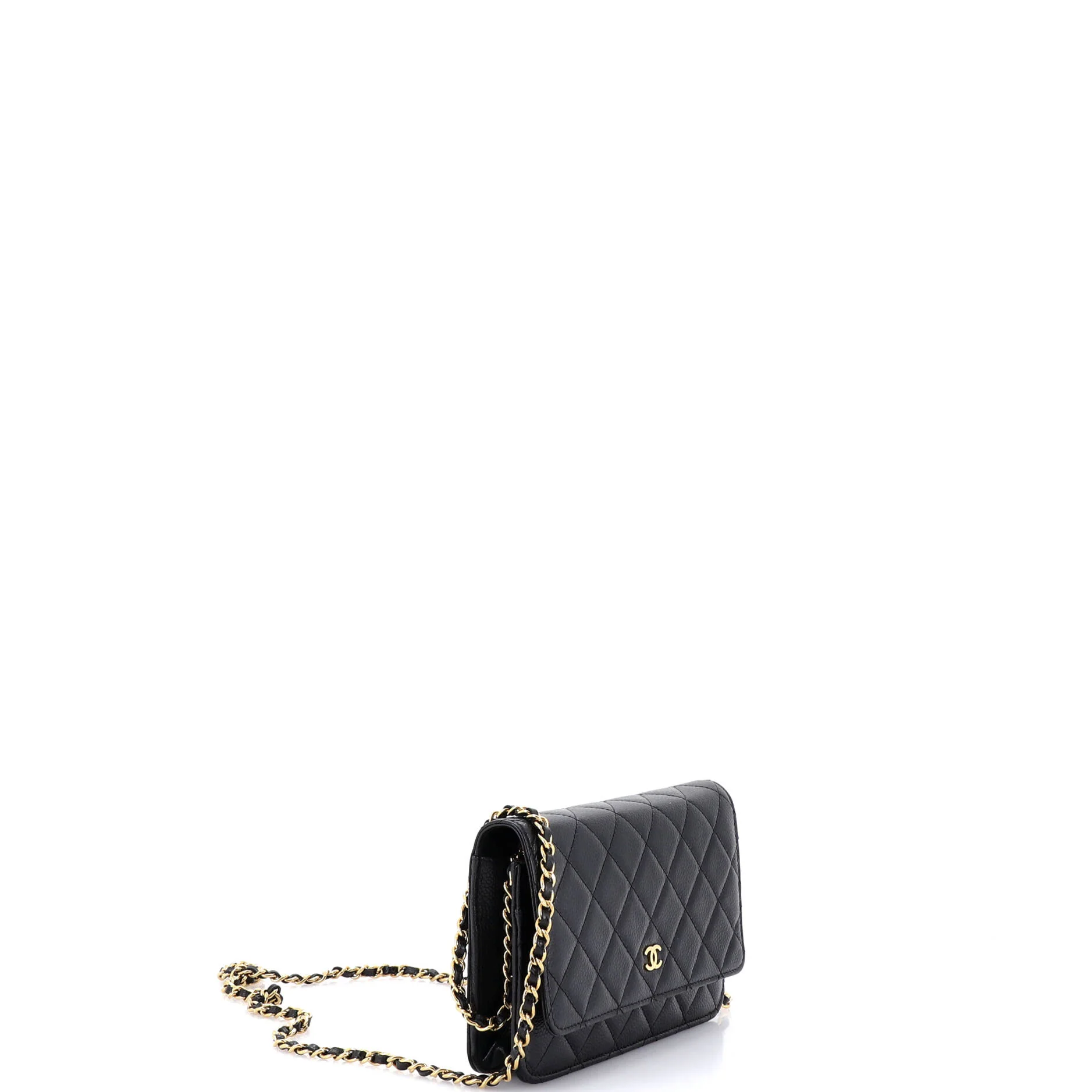 Wallet on Chain Quilted Caviar - Image 2