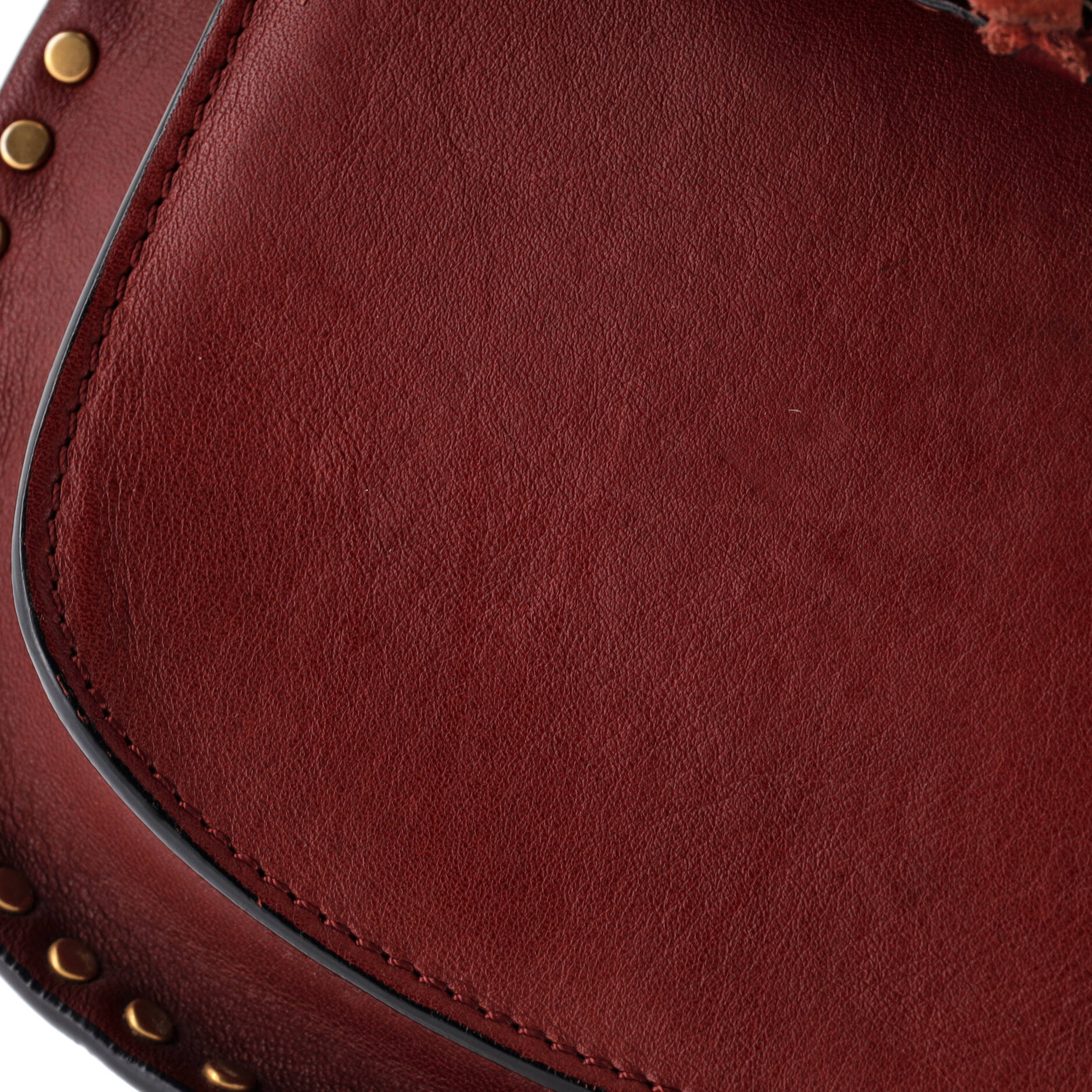 Hudson Handbag Whipstitch Leather Small - Image 6