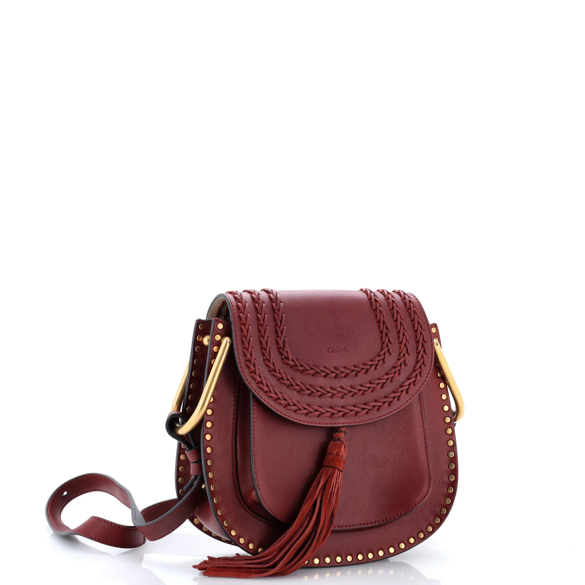 Hudson Handbag Whipstitch Leather Small - Image 2