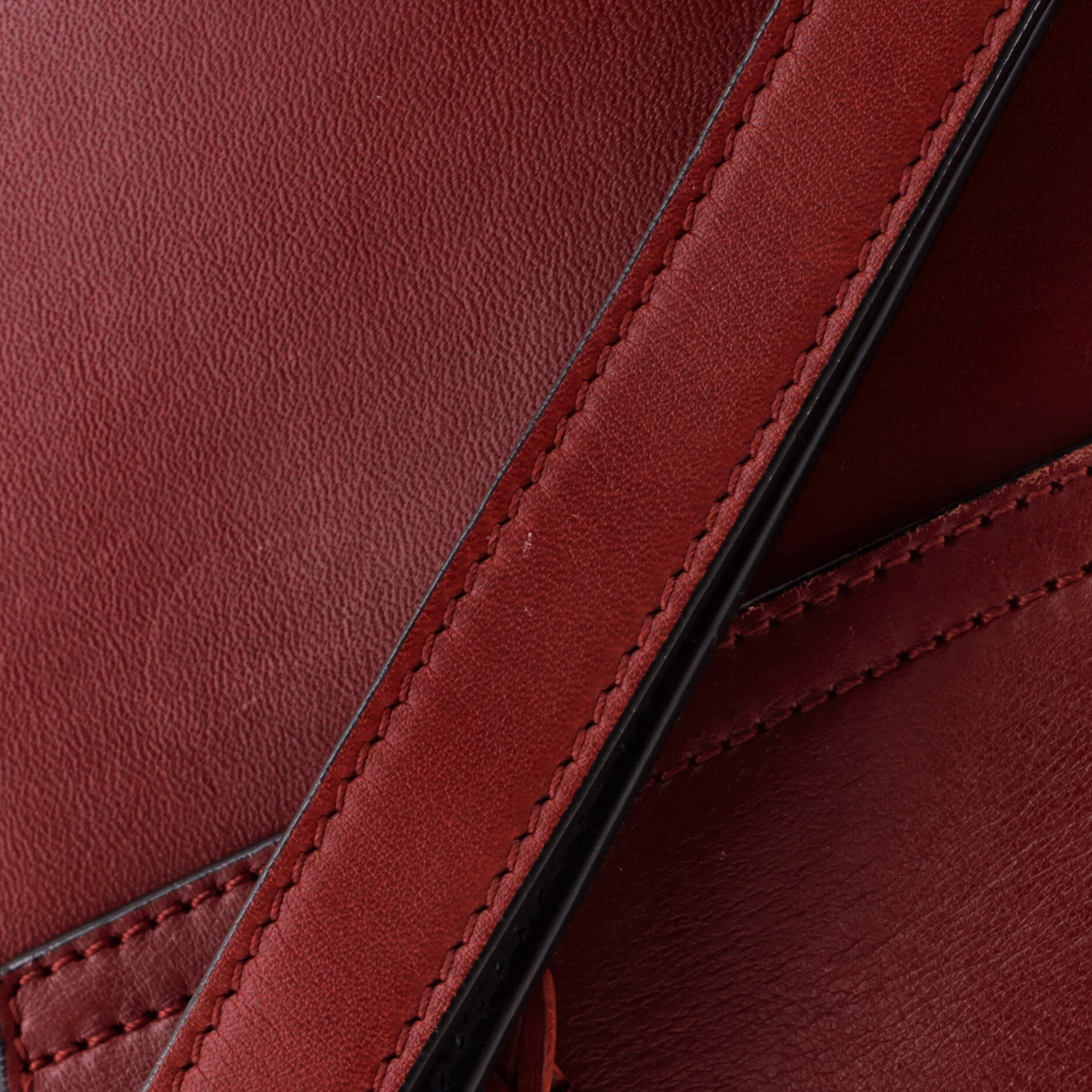 Hudson Handbag Whipstitch Leather Small - Image 7