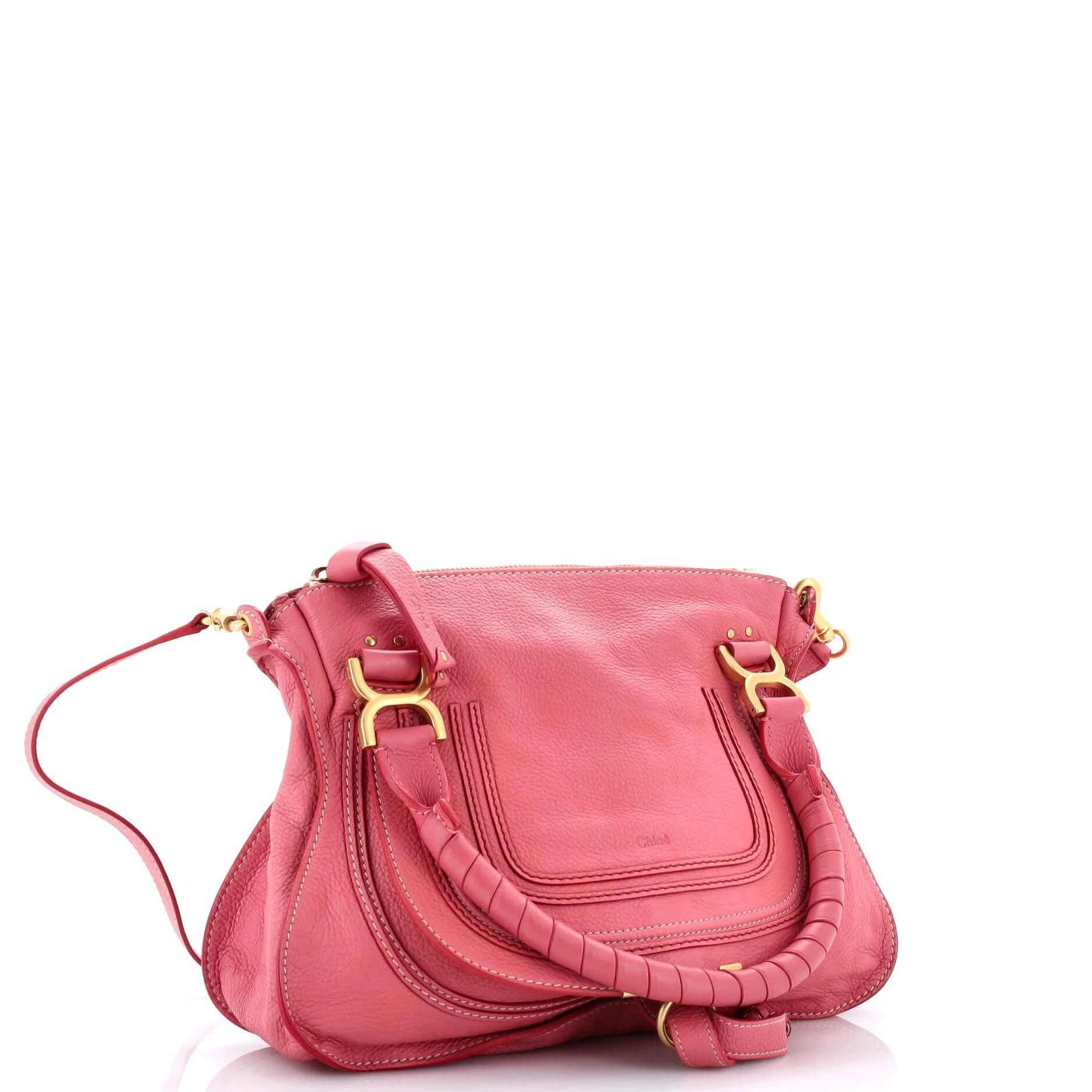 Marcie Satchel Leather Medium - Image 2