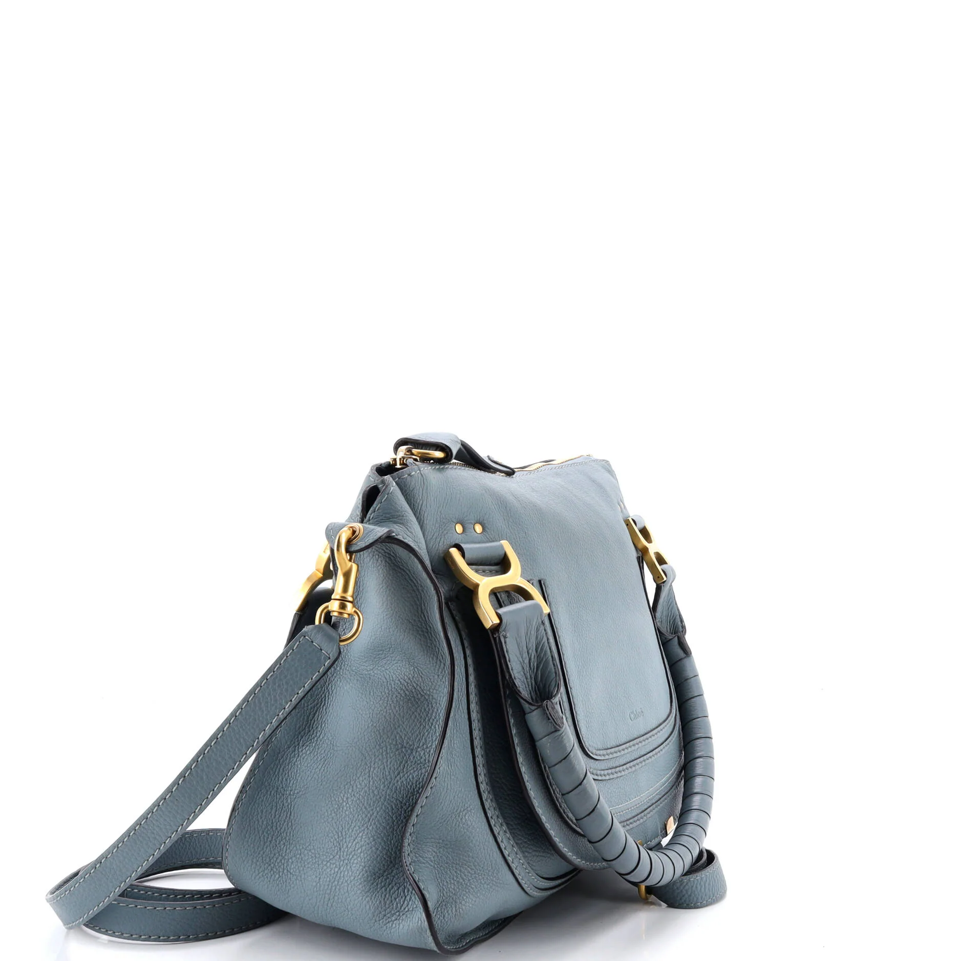 Marcie Satchel Leather Medium - Image 2