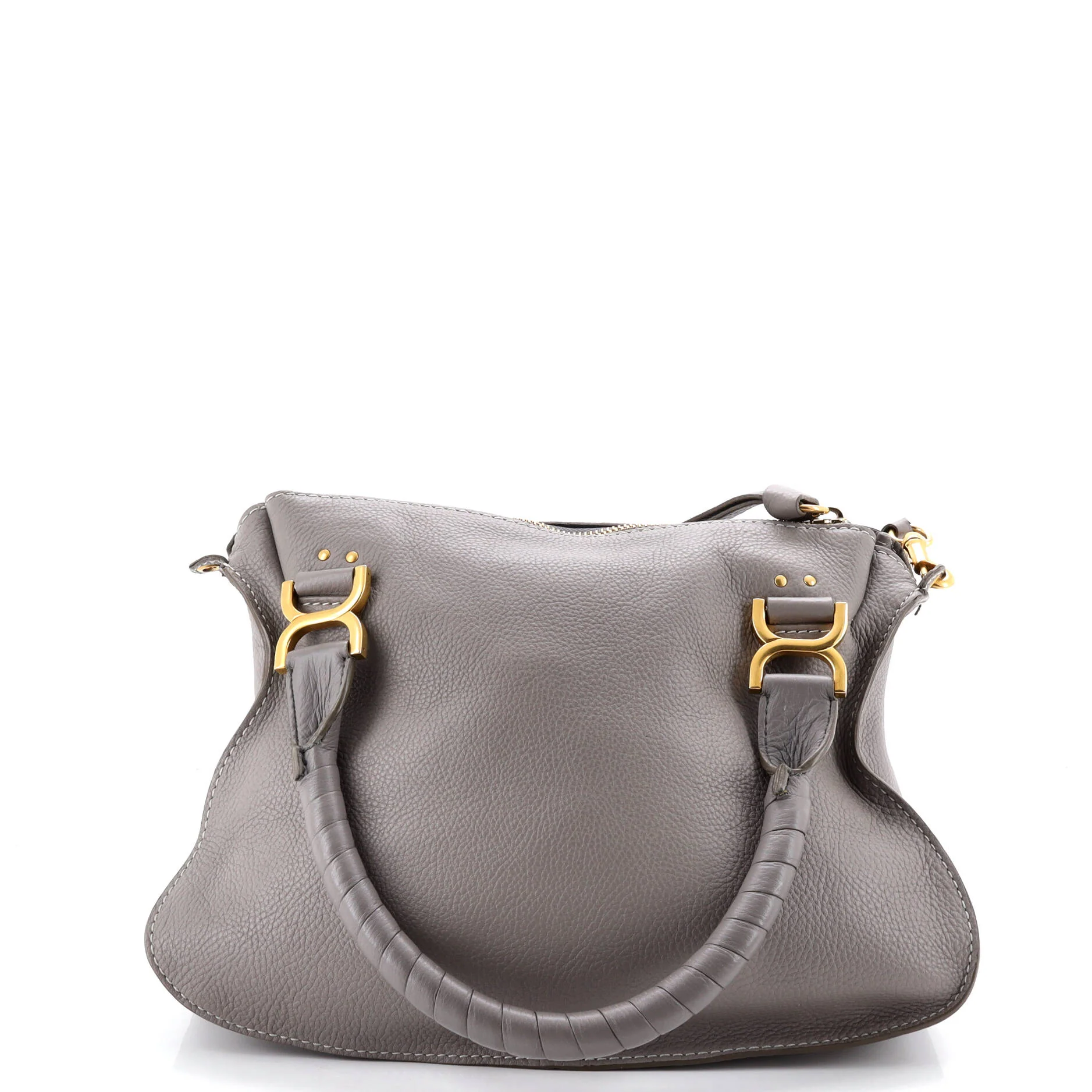 Marcie Satchel Leather Medium - Image 3