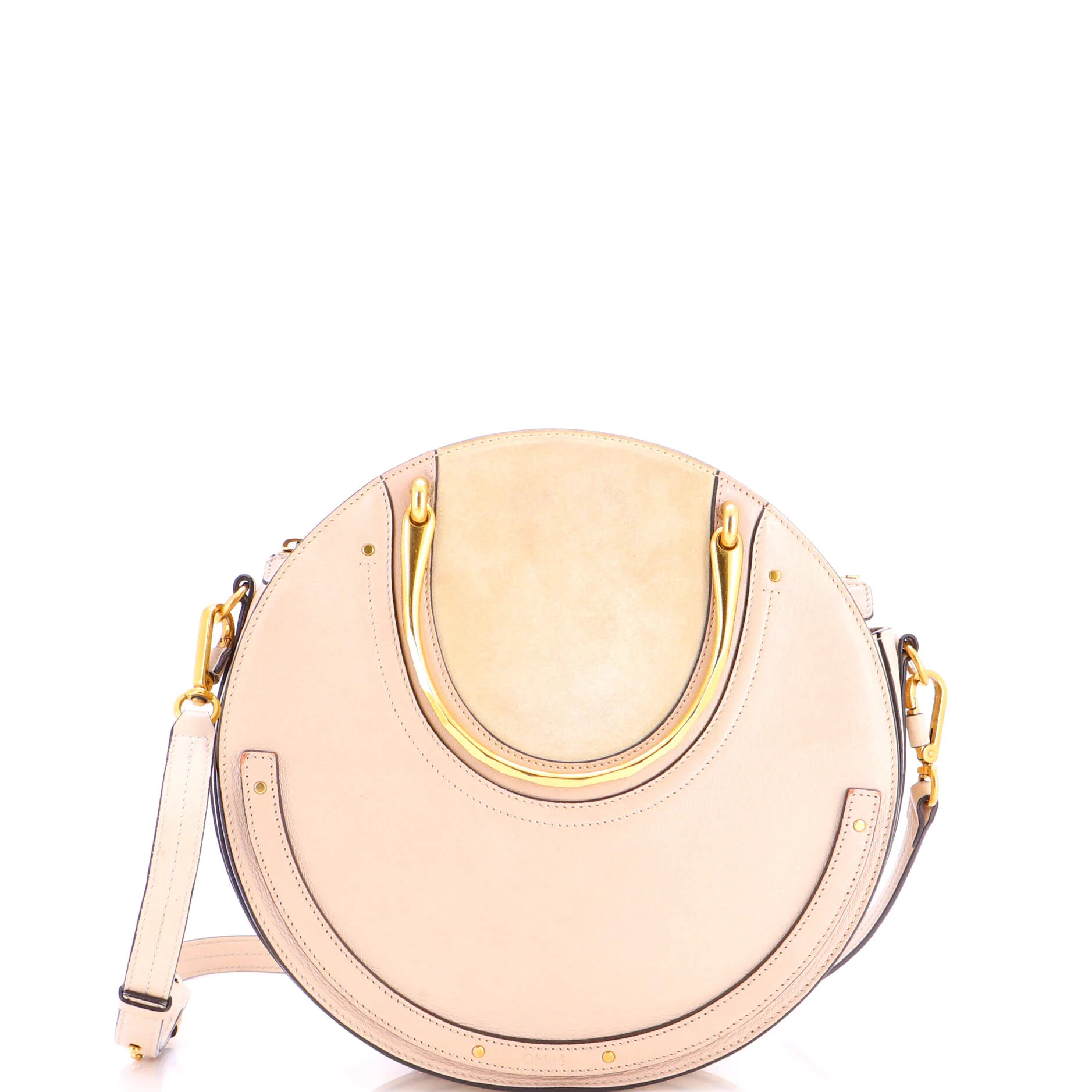 Pixie Crossbody Bag Leather and Suede Medium