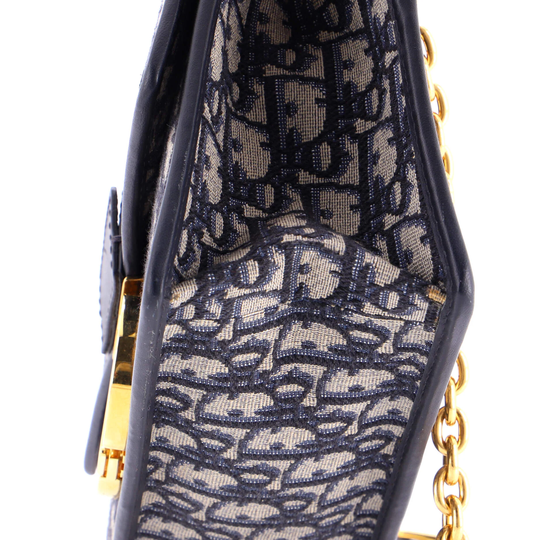 30 Montaigne Chain Flap Bag Oblique Canvas - Image 6