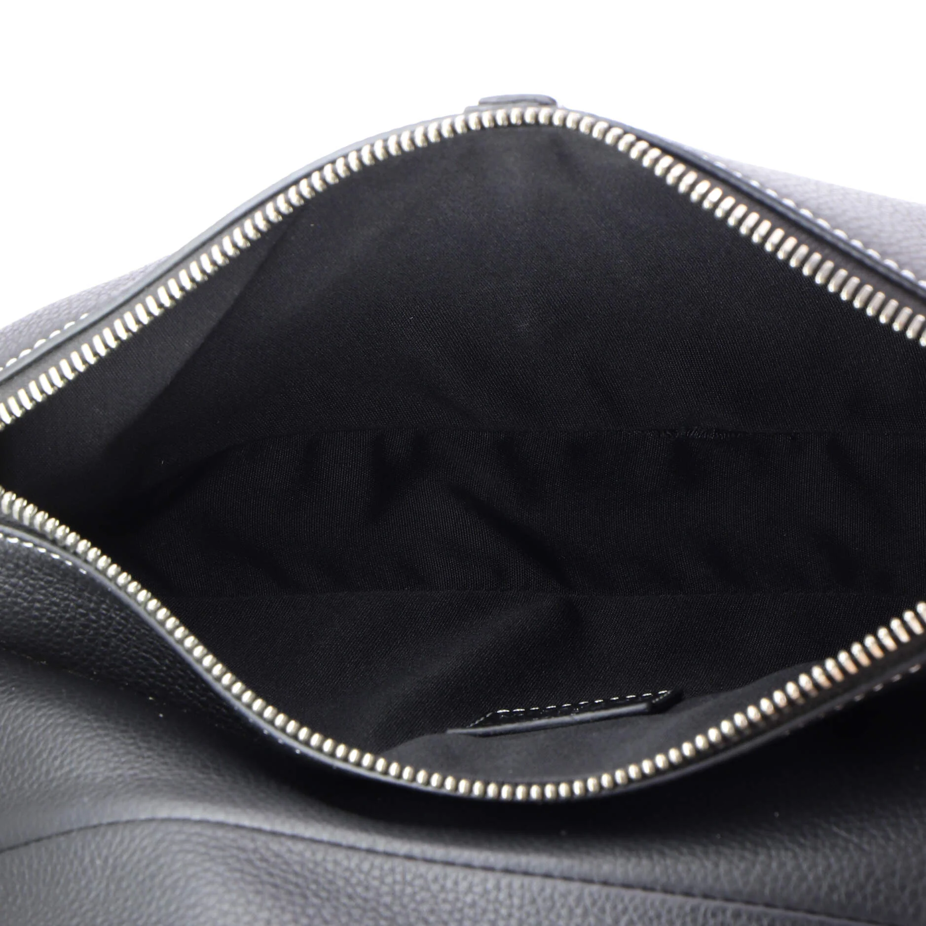 Alex Foxton Logo Saddle Crossbody Bag Printed Leather - Image 5