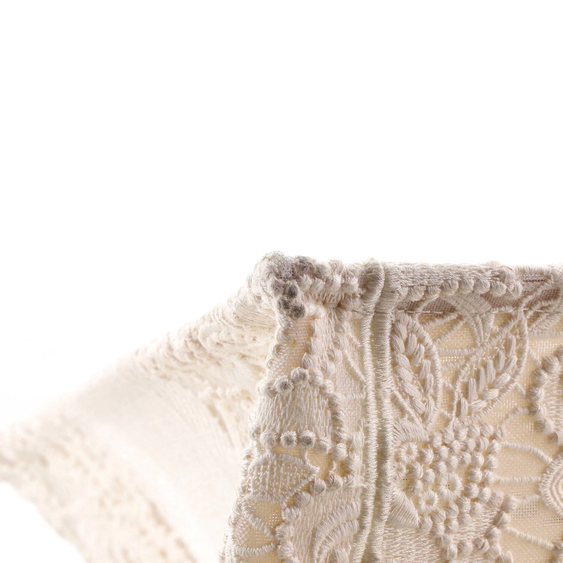 Book Tote Embroidered Lace Medium - Image 6