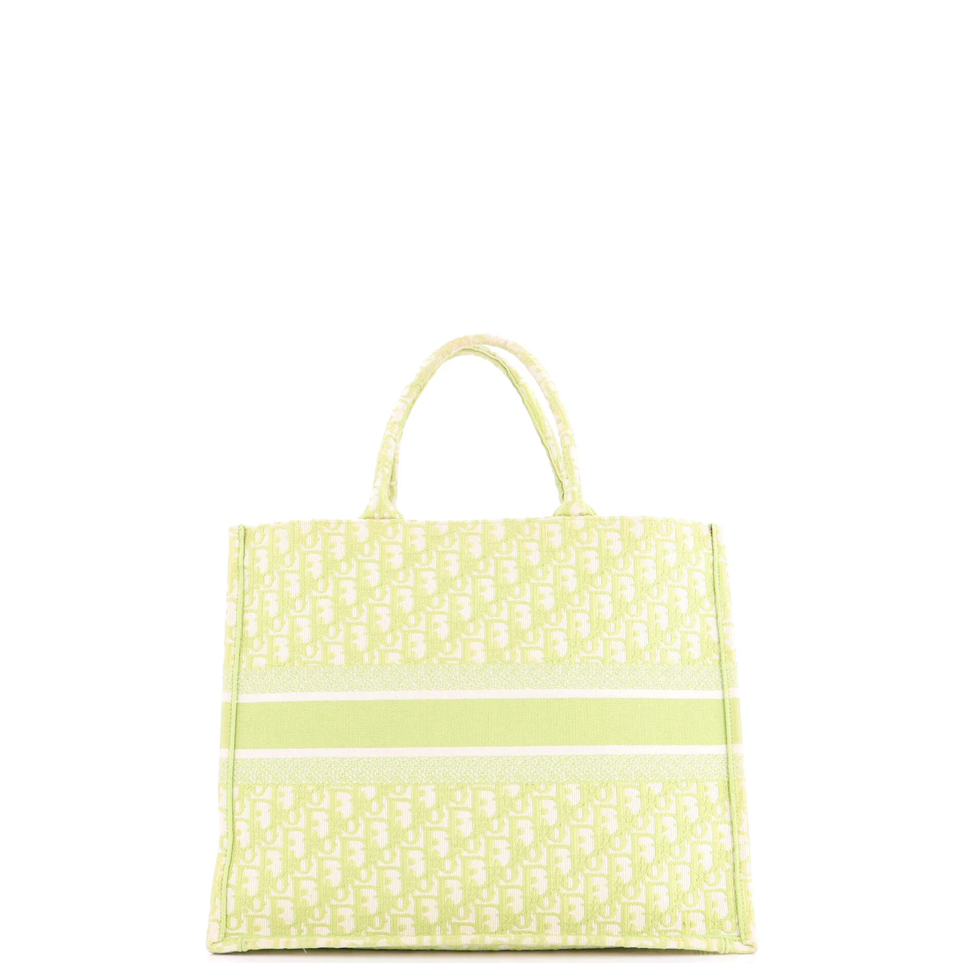 Book Tote Oblique Canvas Large - Image 3