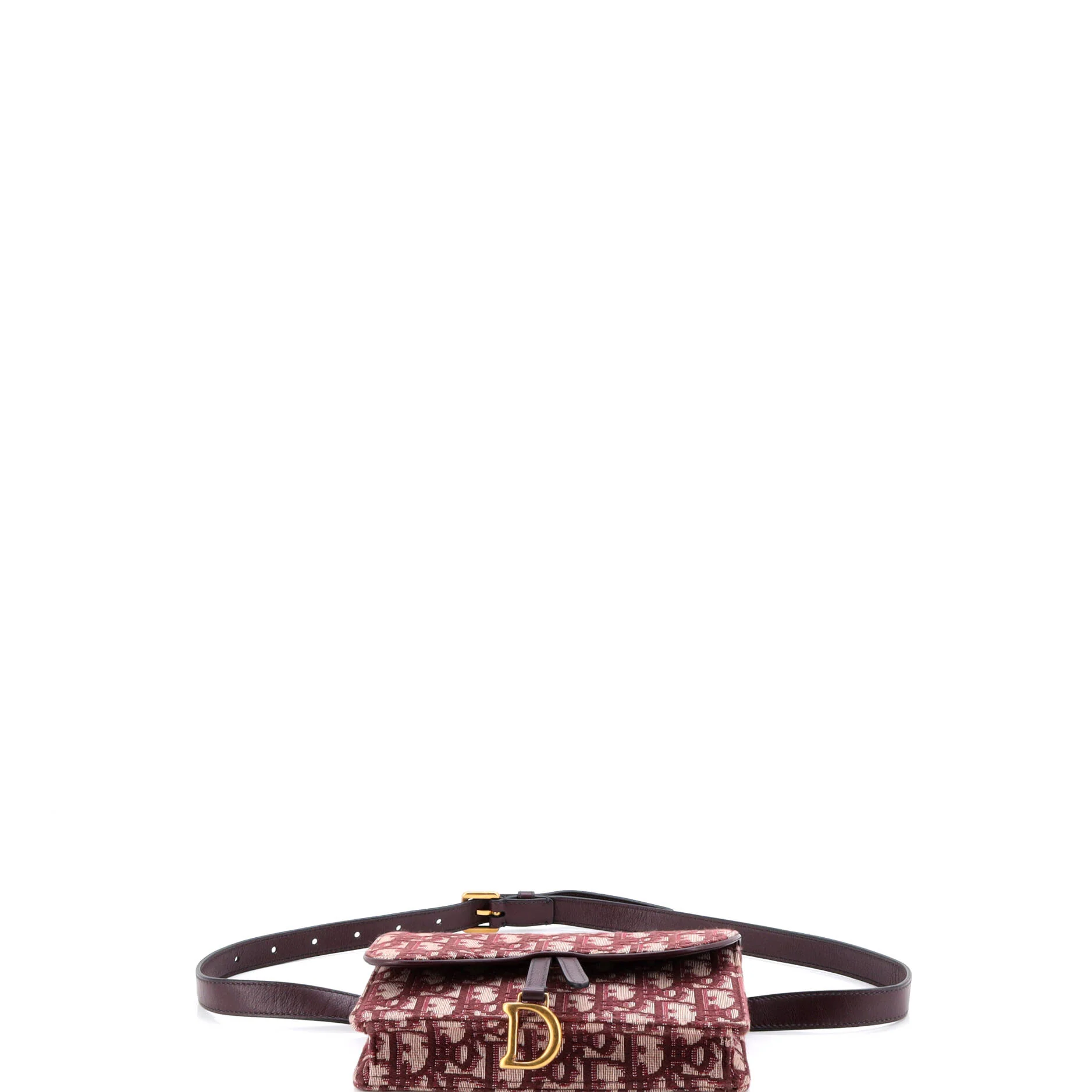 Saddle Rectangular Belt Bag Oblique Canvas - Image 4